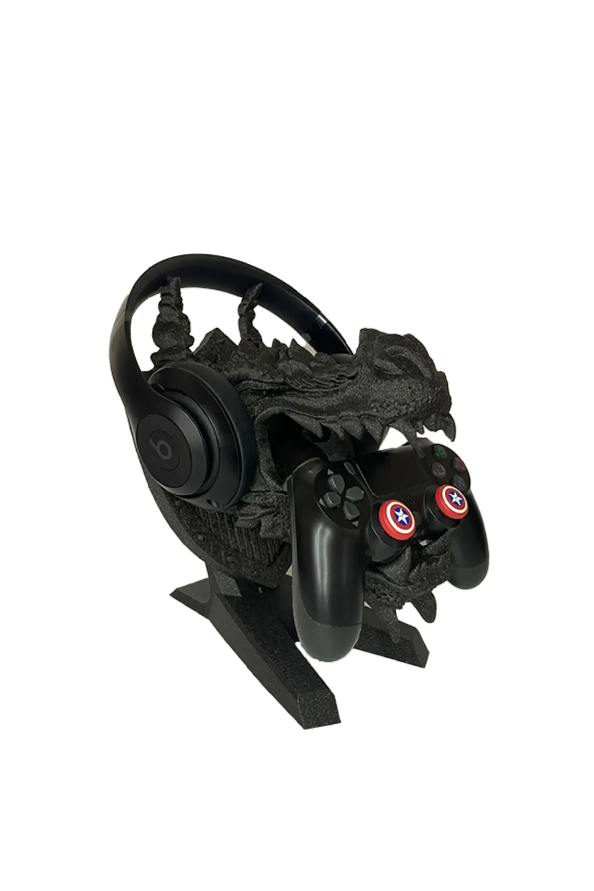 yadatech Kulaklık Standı-Kol Tutucu Joystick-özel tasarım (Xbox ve Playstation) Game of thrones Dragon Head