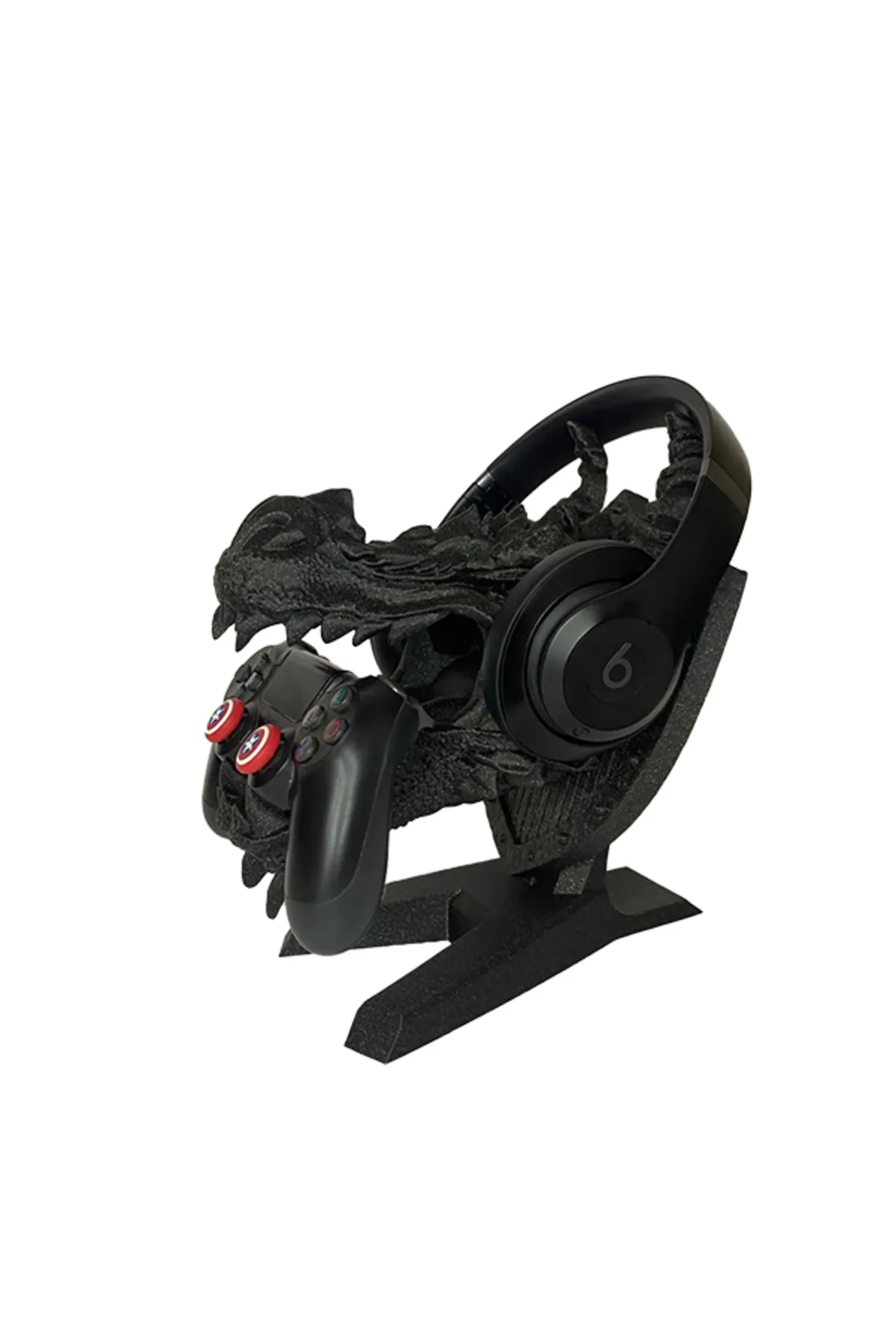 yadatech Kulaklık Standı-Kol Tutucu Joystick-özel tasarım (Xbox ve Playstation) Game of thrones Dragon Head