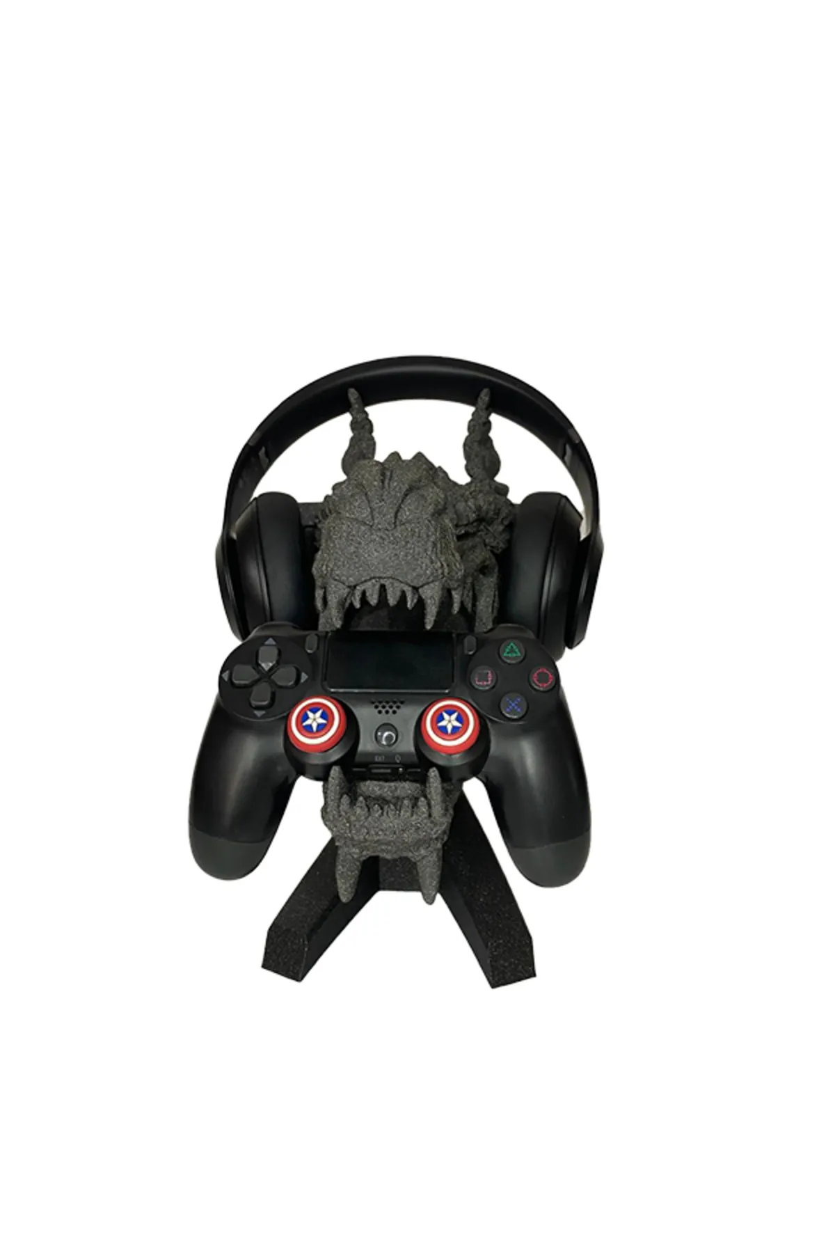 yadatech Kulaklık Standı-Kol Tutucu Joystick-özel tasarım (Xbox ve Playstation) Game of thrones Dragon Head