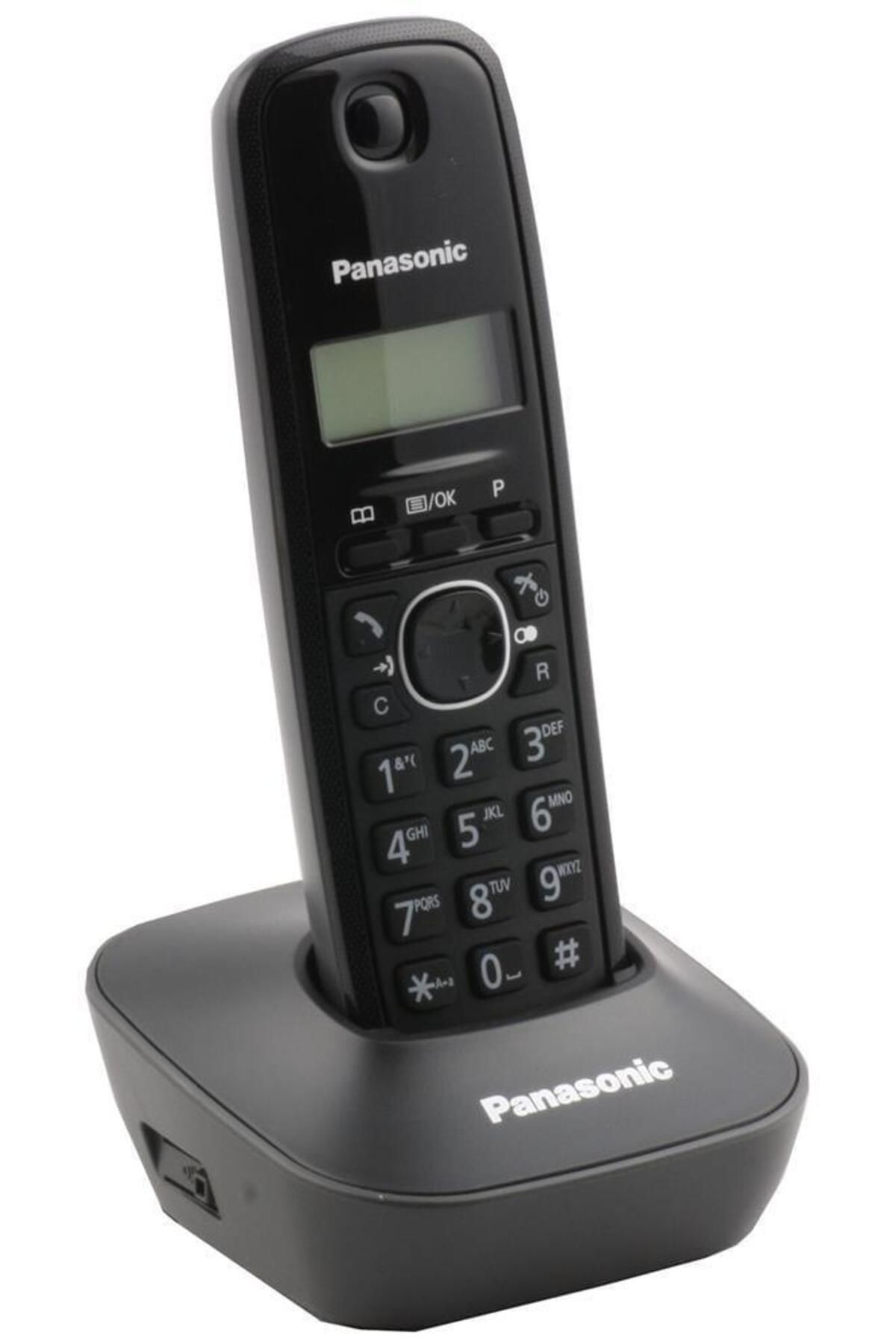 Panasonic KX-TG1611 Siyah Telsiz Dect Telefon 50 Rehber