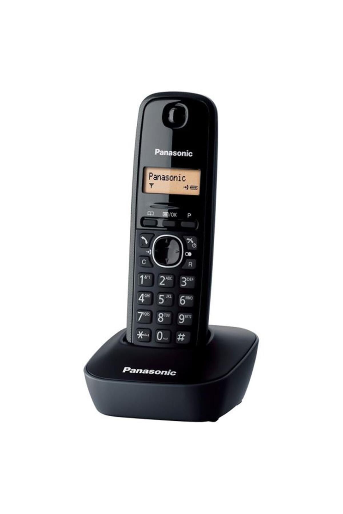 Panasonic KX-TG1611 Siyah Telsiz Dect Telefon 50 Rehber