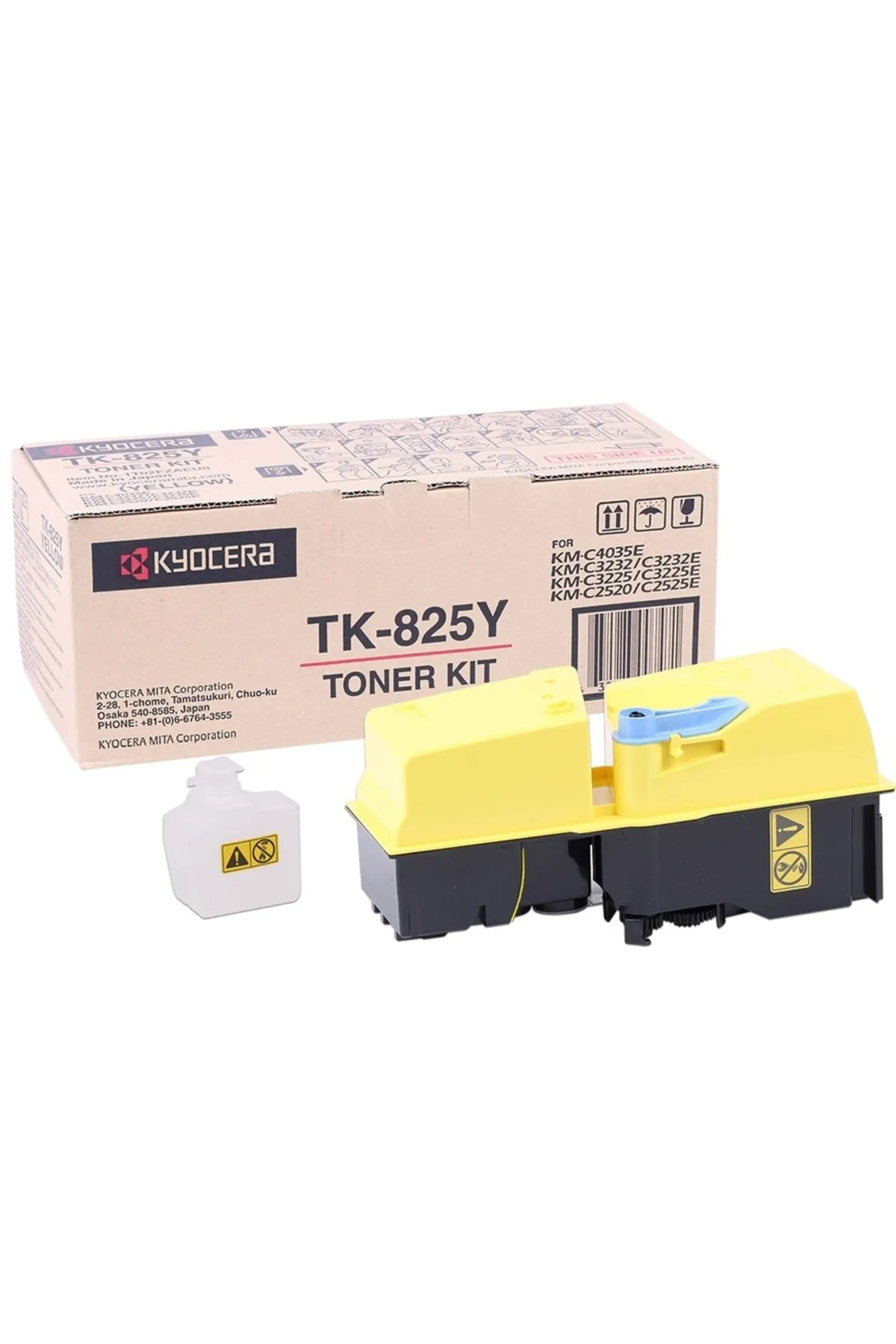 Brother Kyocera Mita TK-825 Sarı  Toner