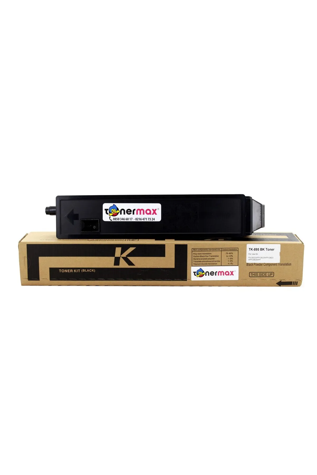 Genel Markalar Kyocera Tk-895 Siyah Uyumlu Toner / Fsc8020 / Fsc8025 / Fsc8520 / Fsc8525