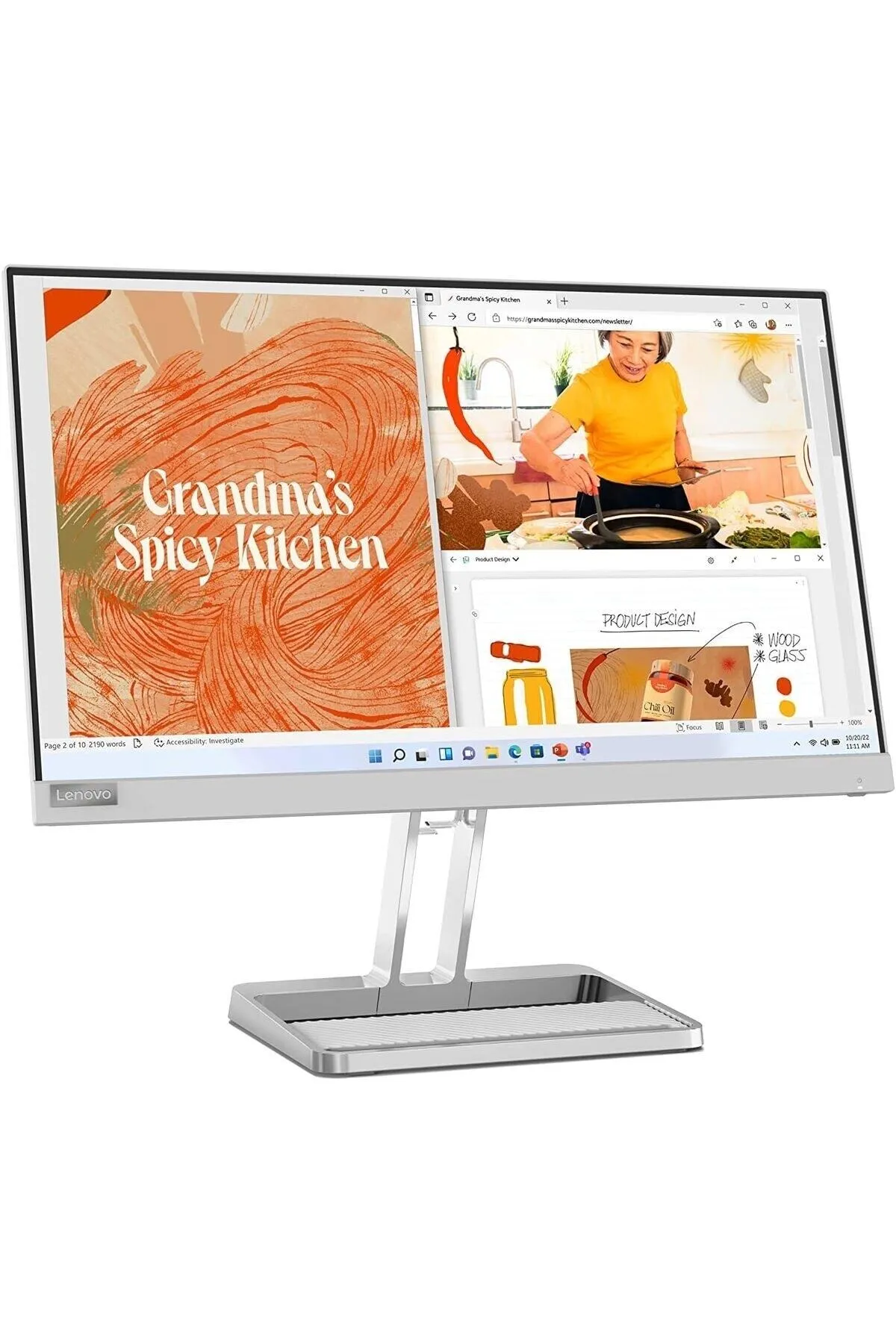 Lenovo L22i-40 21.5" 75Hz 4ms (HDMI-VGA) FHD IPS Wled Monitör 67AEKACBTK