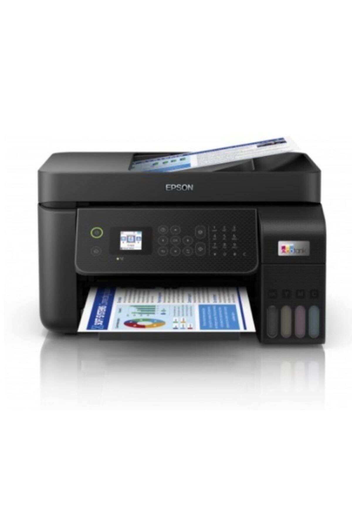 Epson L5290 Ecotank Lcd Wi-fi Direct Airprint Lan Faks Tarayıcı Fotokopi Inkjet Tanklı Yazıcı