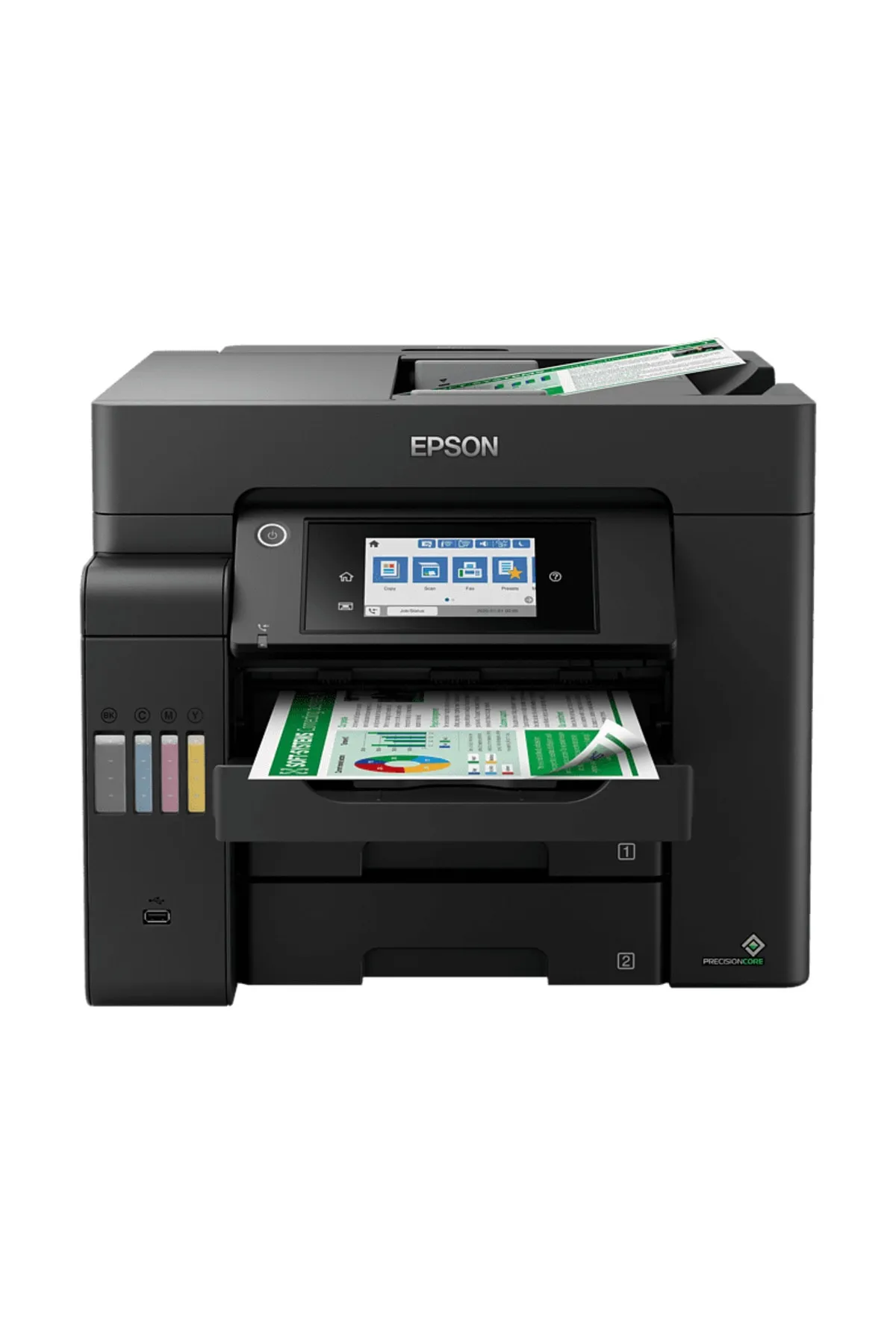 Epson L6570 Mea Yazıcı - Tarayıcı - Fotokopi - Faks Renkli Mürekkep Tanklı Yazıcı Wi-Fi Ethernet Dubleks