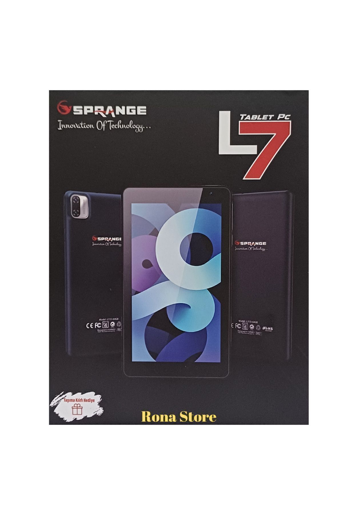 Sprange L7 Tablet(Notebook) Uyumlu -64GB/4 çekirdek/2Gb Ram-Türkiye Garantili