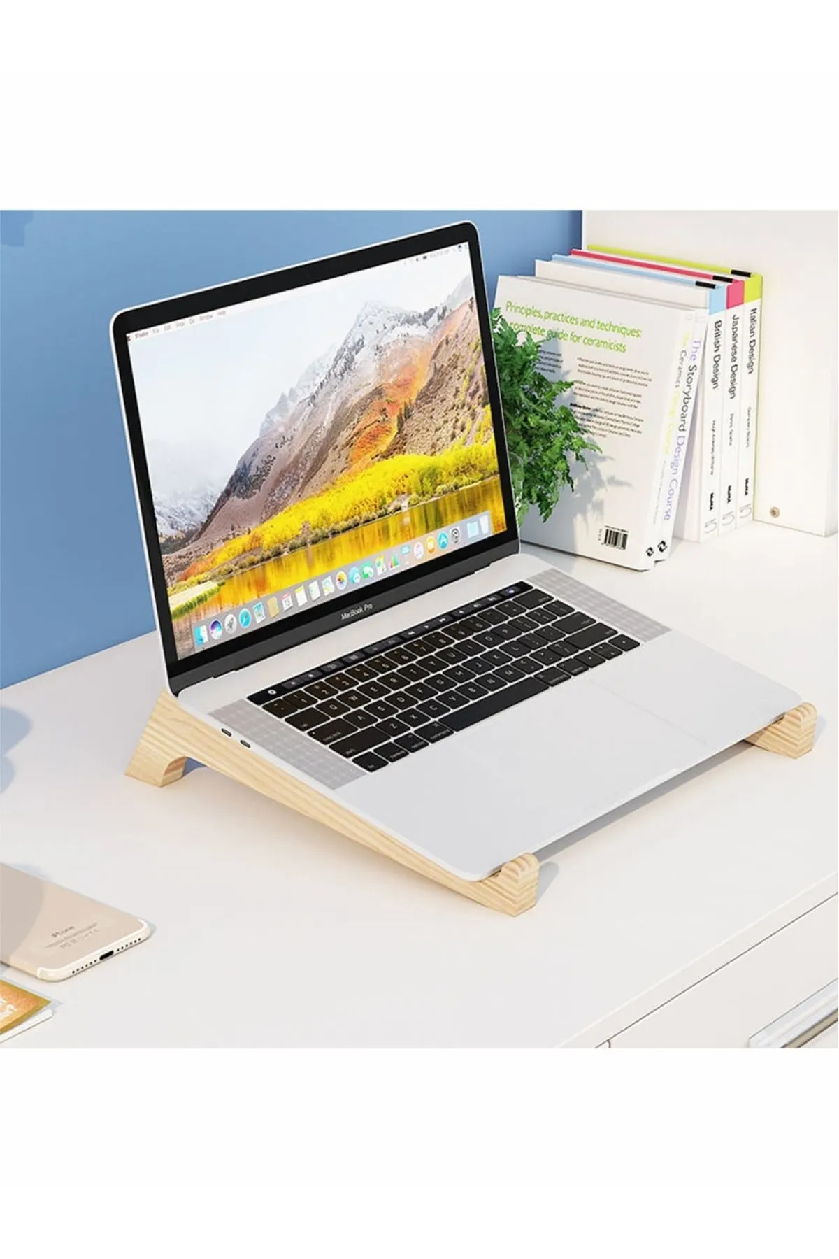 NONYA Laptop -macbook Yükseltici Altlık & Tablet Tutucu Stand Uyumlu