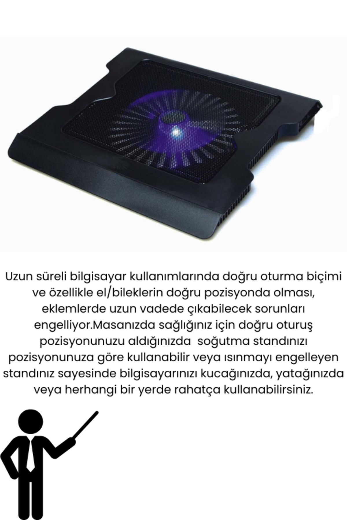 Maybax Laptop Soğutucu Stand Notebook Soğutucu Stand 10''-15.6''