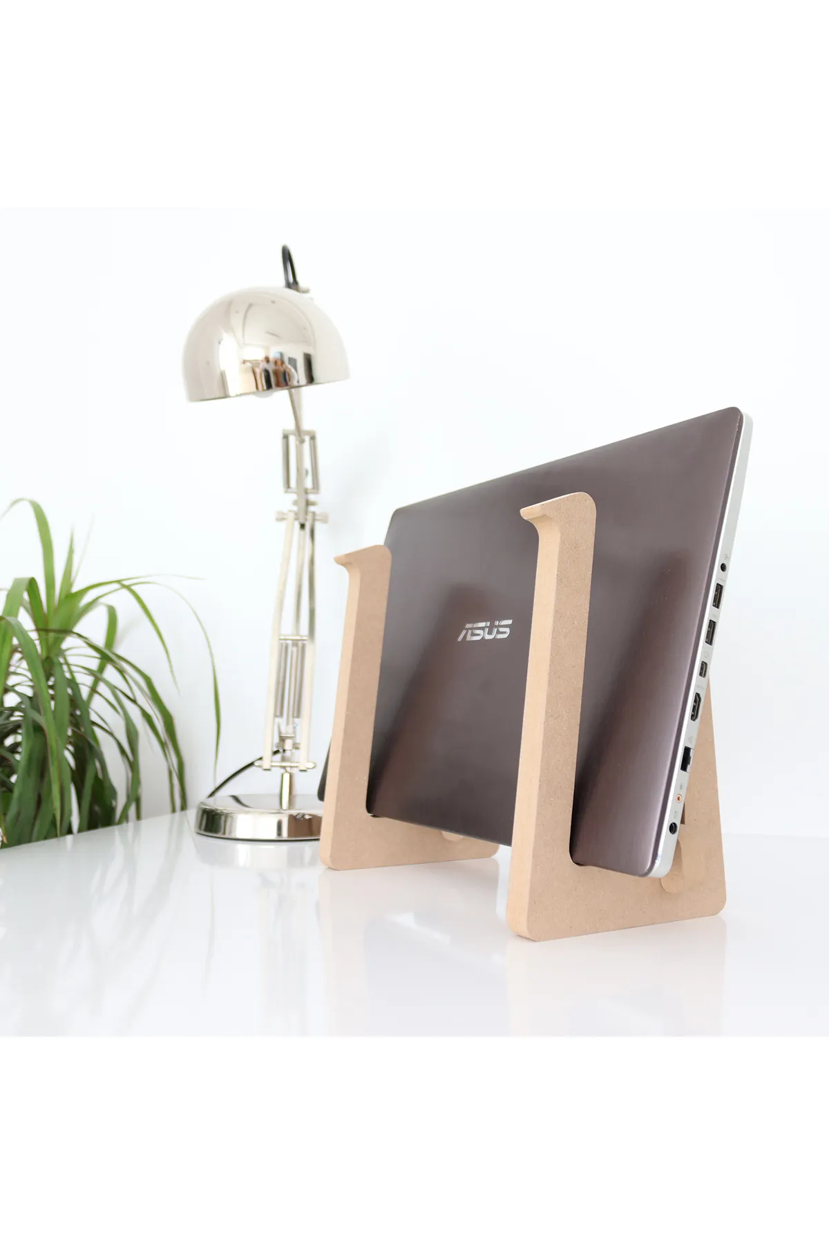 Hanwood Laptop Standı – 13” – 14” Boyutlarındaki Laptoplar Ile Uyumlu – Notebook Standı - Ahşap - Wls4