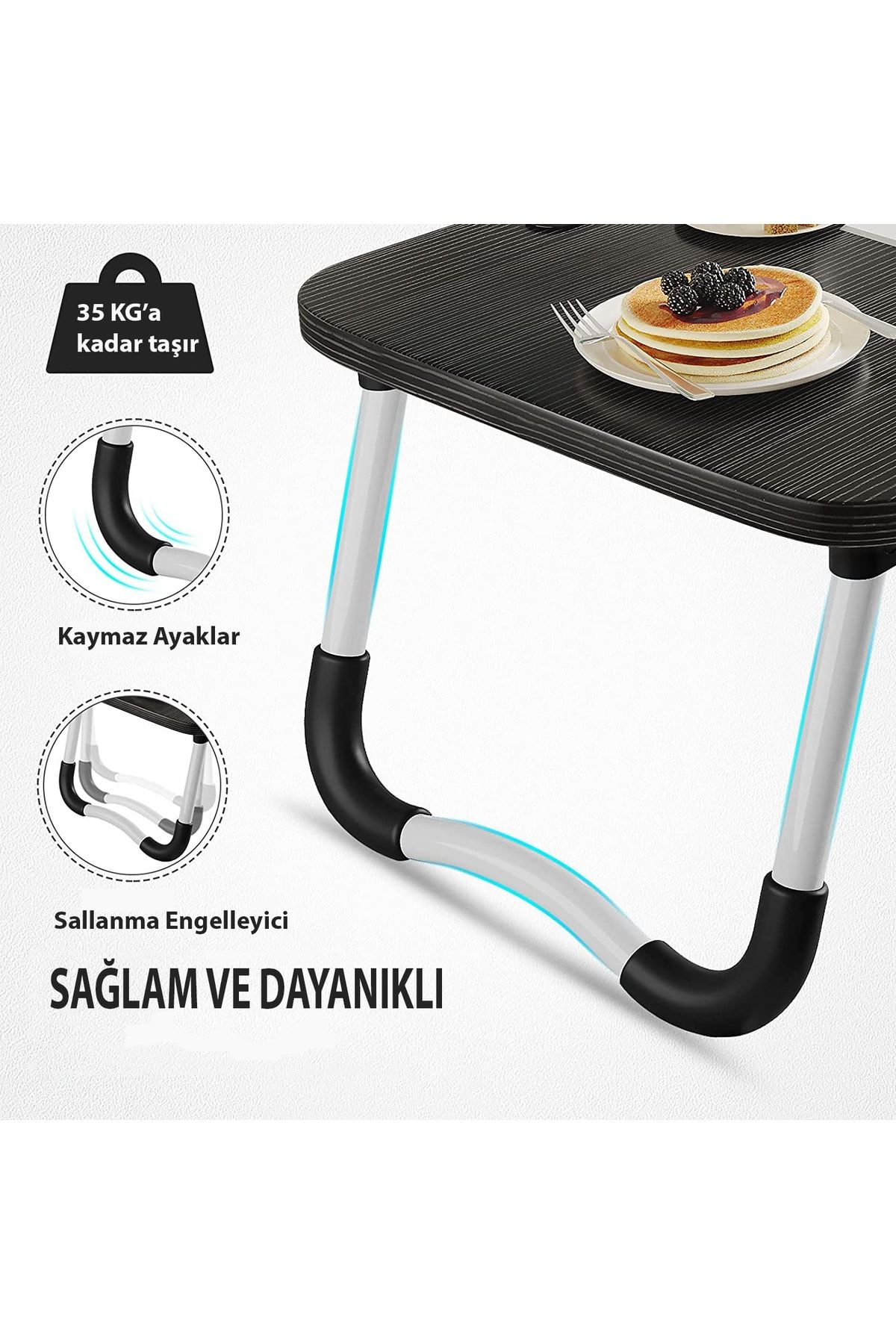 Miletus Laptop Standı Ders Çalışma Masası Çocuk Çalışma Sehpası Yatak Sehpası Ders Masası Ks