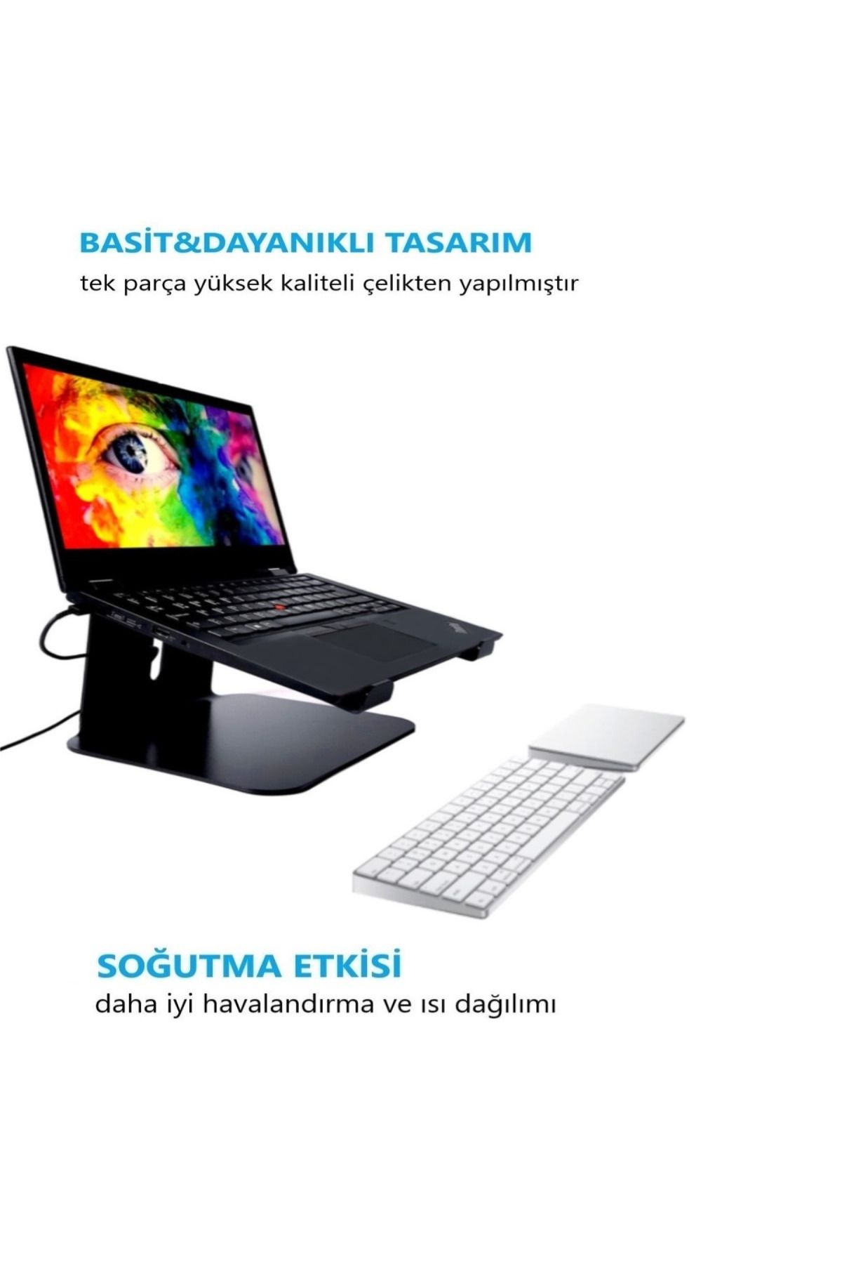 NEWOLEXX Laptop Standı Notebook Soğutucu Yükseltici Sehpa-Metal