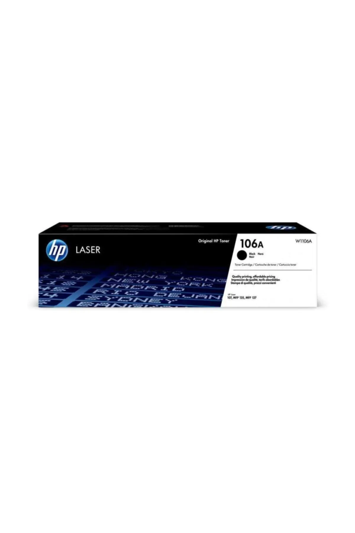 HP Laser Mfp137fnw Orjinal yazıcı toneri 1.000 Sayfa Kapasiteli W1106a