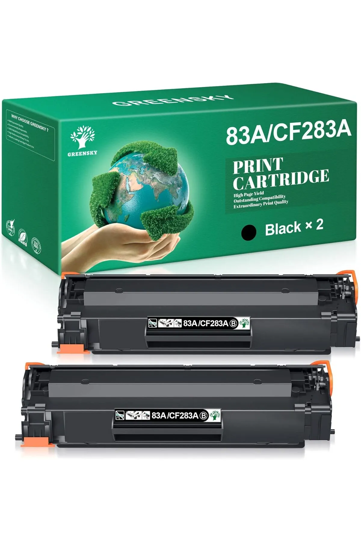 HP LaserJet 83A MUADİL M125nw M125a M201dw M201n LaserJet Pro MFP M225dw 225dn M125rnw (2ADET)