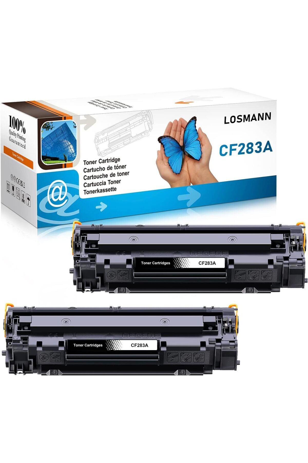 HP LaserJet MUADİL MFP M125a M126a M127fp M128fp M128fw M201dw M201n M202dw M202n M225dn (2 Black)