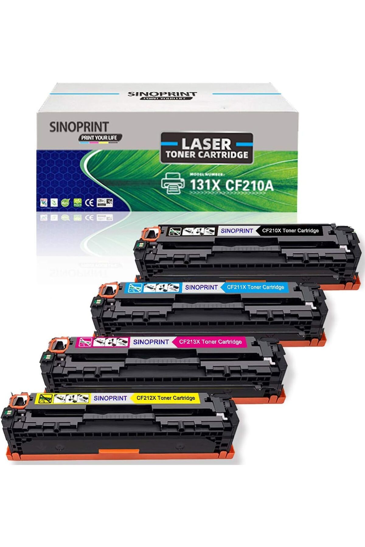 HP LaserJet Pro 200 color M251n M276nw CM1312NFI CP1518NI, Pro CP1525N CP1525NW CM1415FN SET