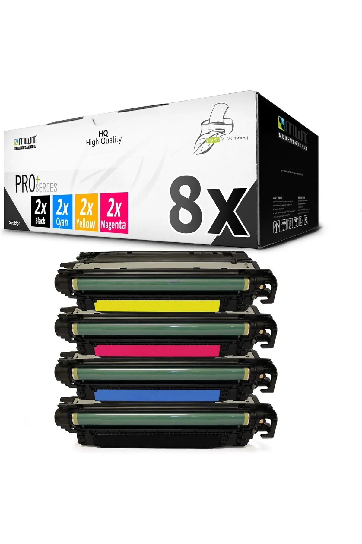 HP LaserJet Pro 500 color MFP M 570 dw  CE400A/CE401A/CE402A/CE403A 507A SET 2 TAKIM  8ADET