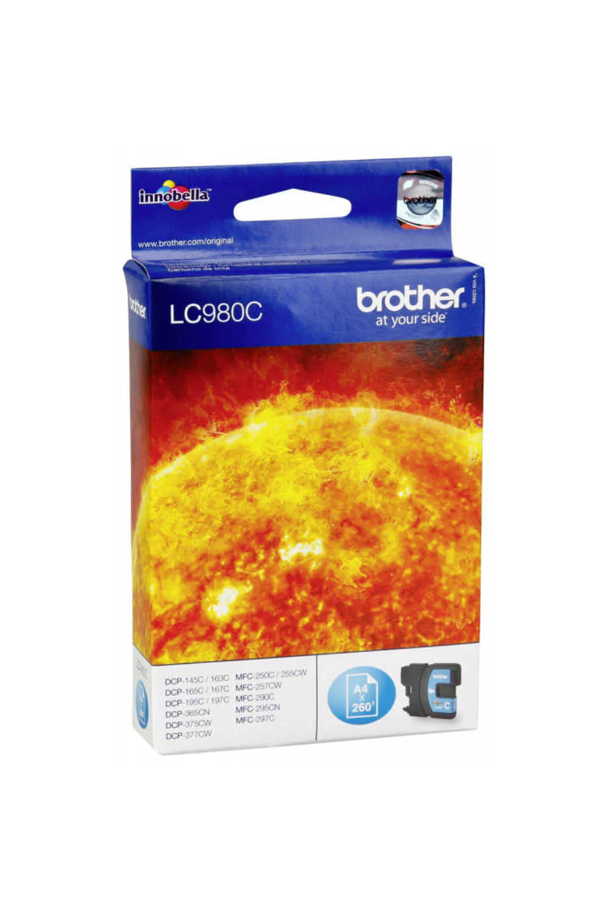 Brother Lc38-lc980 Mavi Kartuş