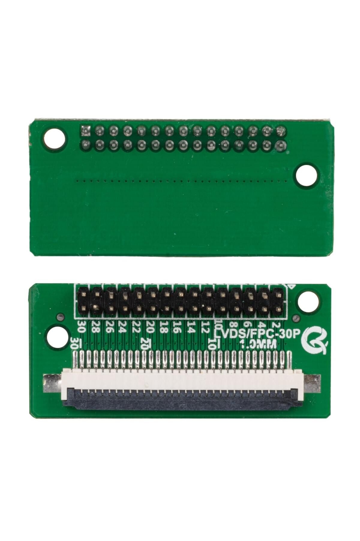 Genel Markalar Lcd Panel Flexi Repair Kart Lvds/fpc-30p 1.0mm Hd Fpc Input 30p Lvds Turn Pin Qk0823b