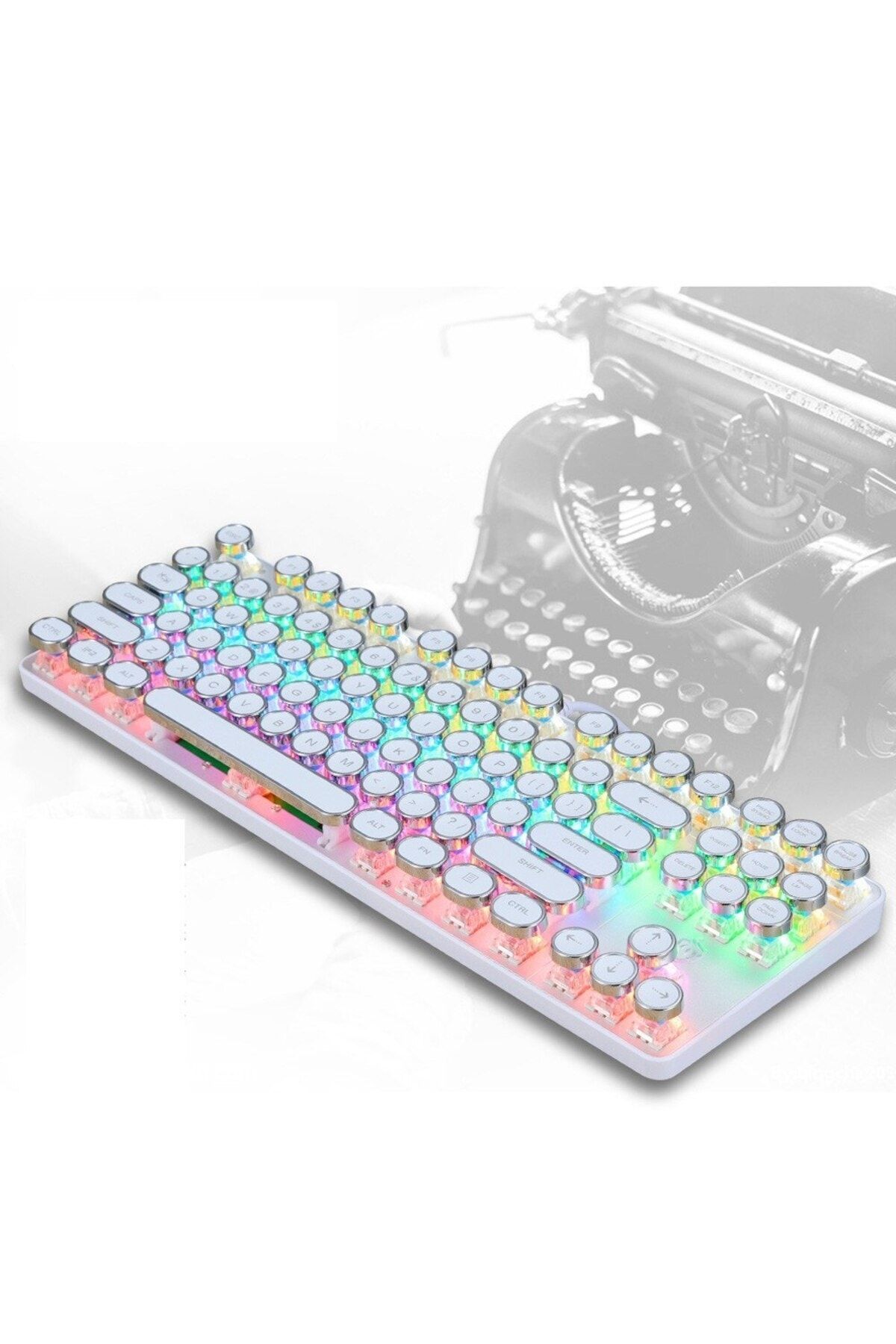 Sarftech Leaven K550 Blue Switch Rgb Mekanik Klavye Daktilo Tarzı-su Geçirmez