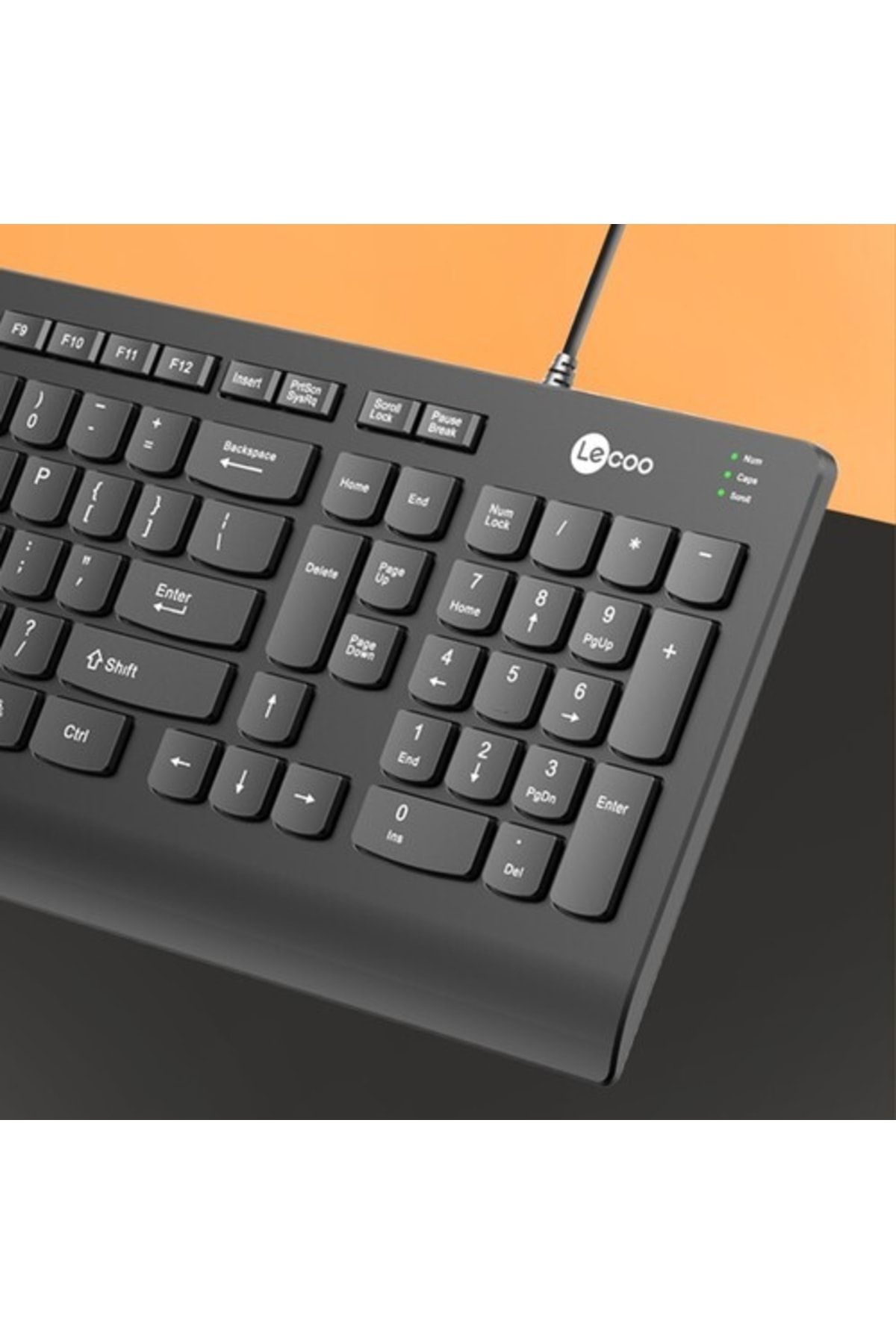 Lenovo Lecoo Kb103 Sayısal Tuş Takımına Sahip, Sıvı Dökülm