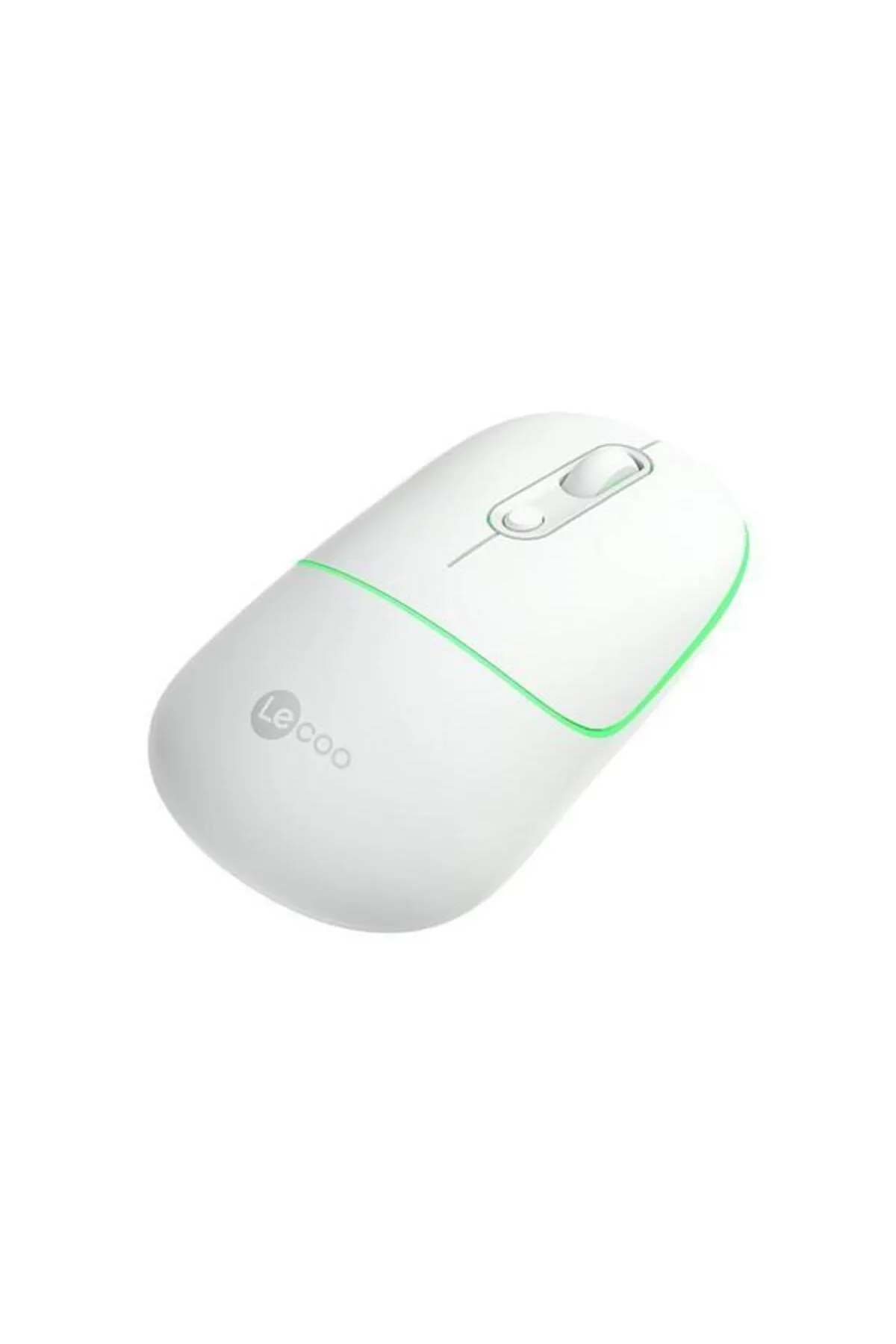 Lenovo Lecoo Ws210 Kablosuz Bluetooth Sessiz Şarjlı 1600dpi Optic Beyaz Mouse