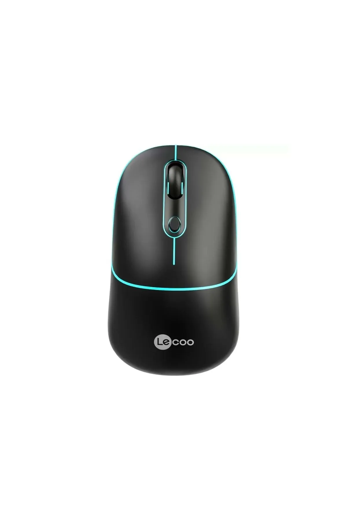 Lenovo LECOO WS210 RGB Wifi+Bluetooth Kablosuz 1600DPI Optik Mouse Siyah