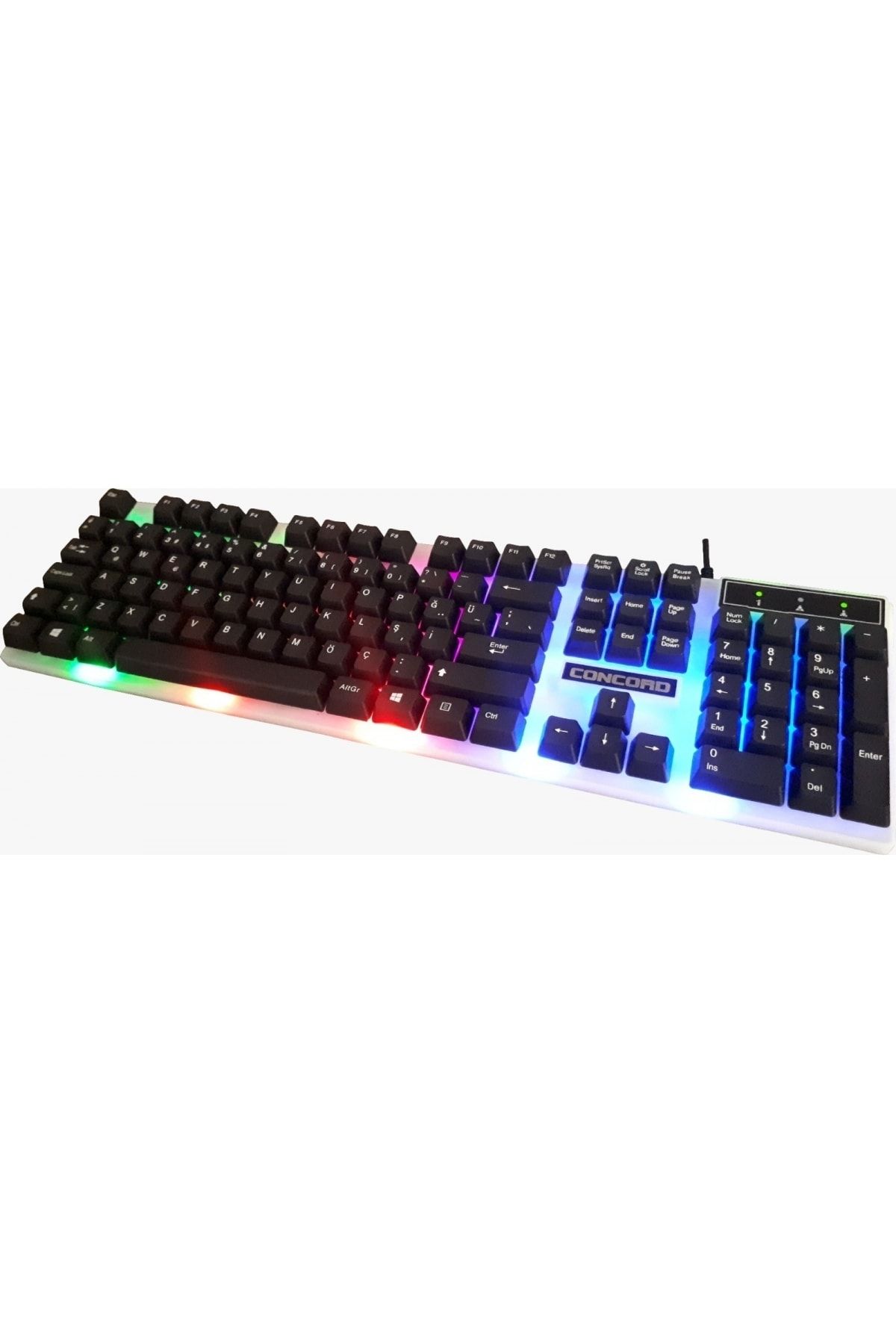 Concord Led Gaming Klavye Mouse Seti - Rgb Oyuncu Klavye Ve Mouse Set