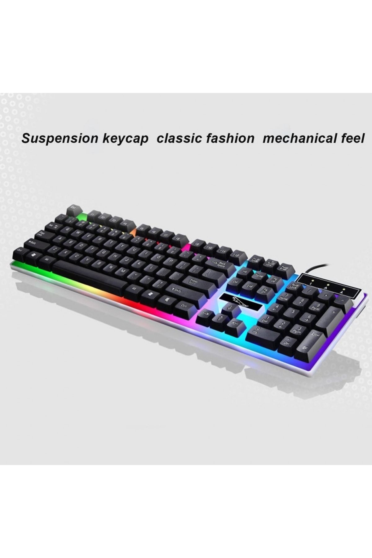 Concord Led Gaming Klavye Mouse Seti - Rgb Oyuncu Klavye Ve Mouse Set