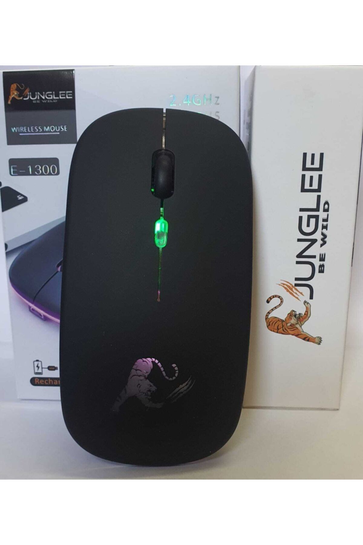 SIGHTZER Led Işıklı Rgb Şarjlı Kablosuz Mouse Sessiz 2.4 Ghz 1600dpi E-1300