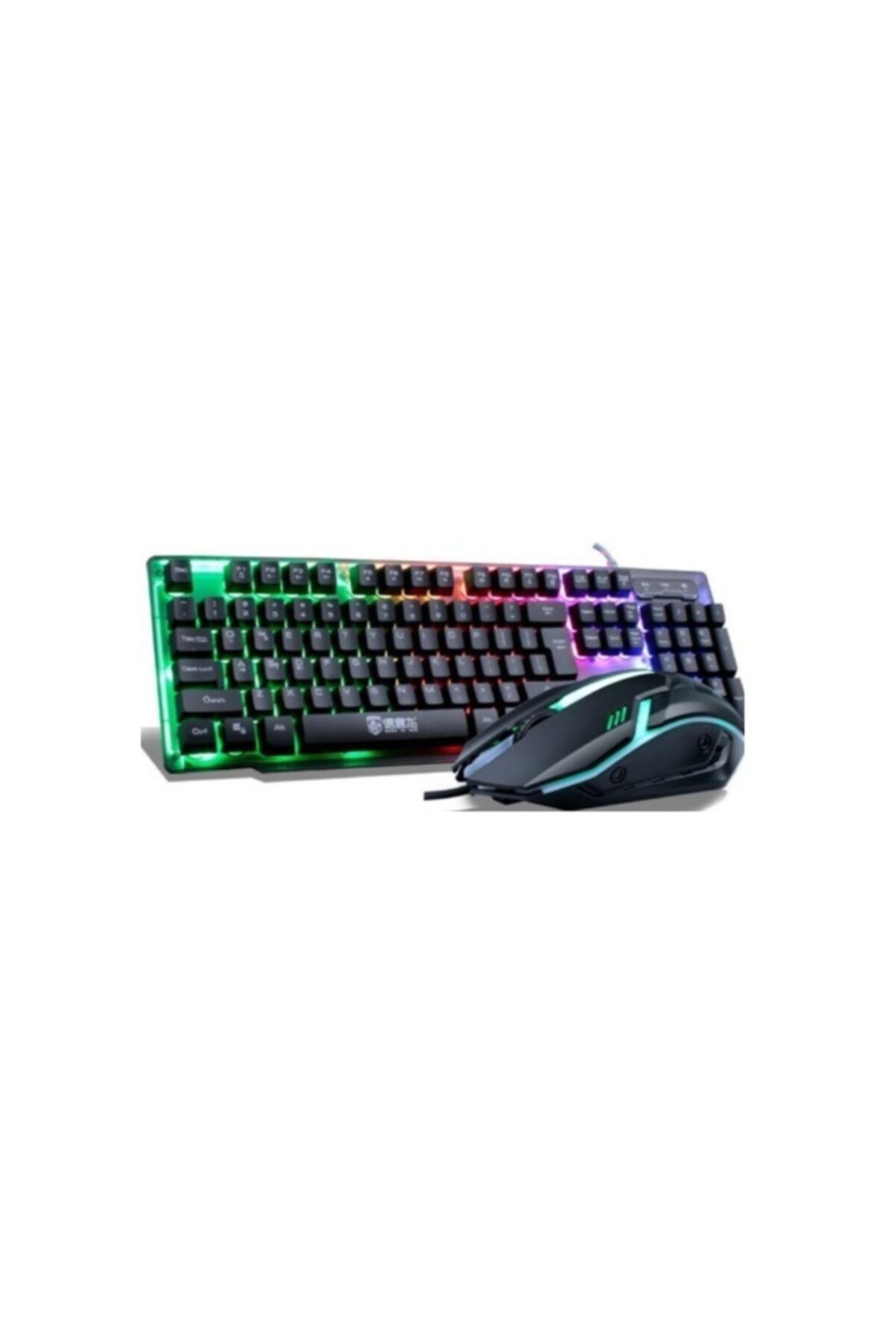 CAFELE Lennox T302 Rgb Işıklı Mekanik Q Klavye Mouse Fare Set