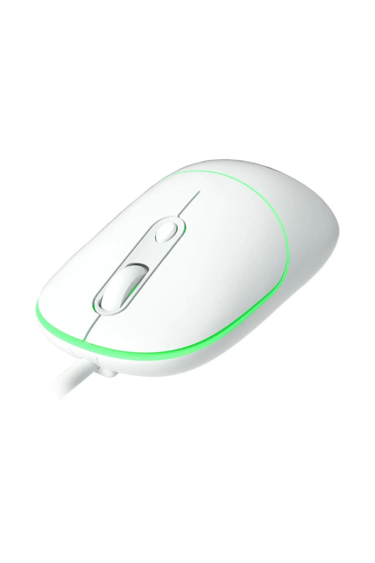 Lecoo Lenovo Ms110 Rgb Sessiz Tuşlu Kablolu Optik Mouse Beyaz