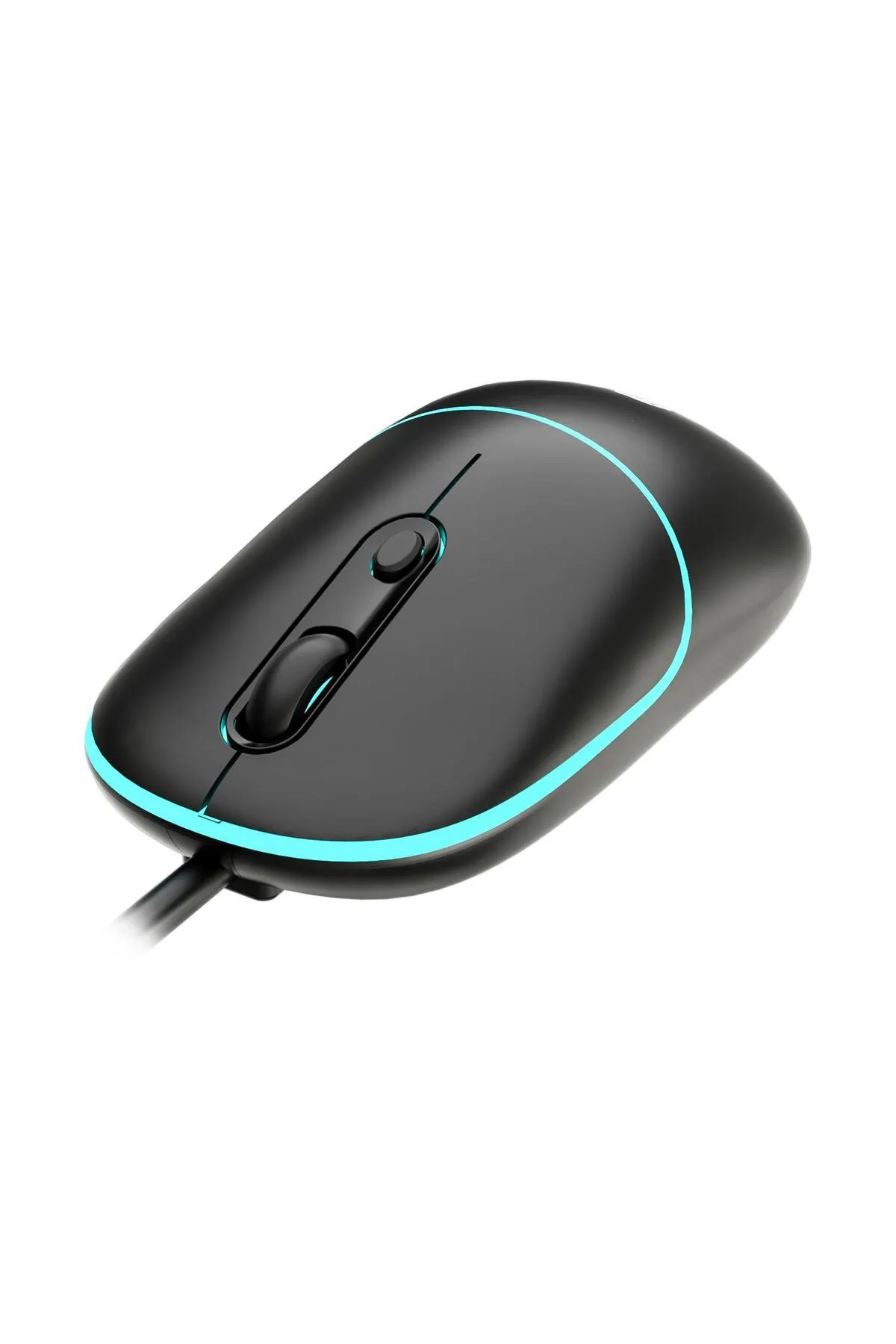 Lecoo Lenovo Ms110 Rgb Sessiz Tuşlu Kablolu Optik Mouse Siyah