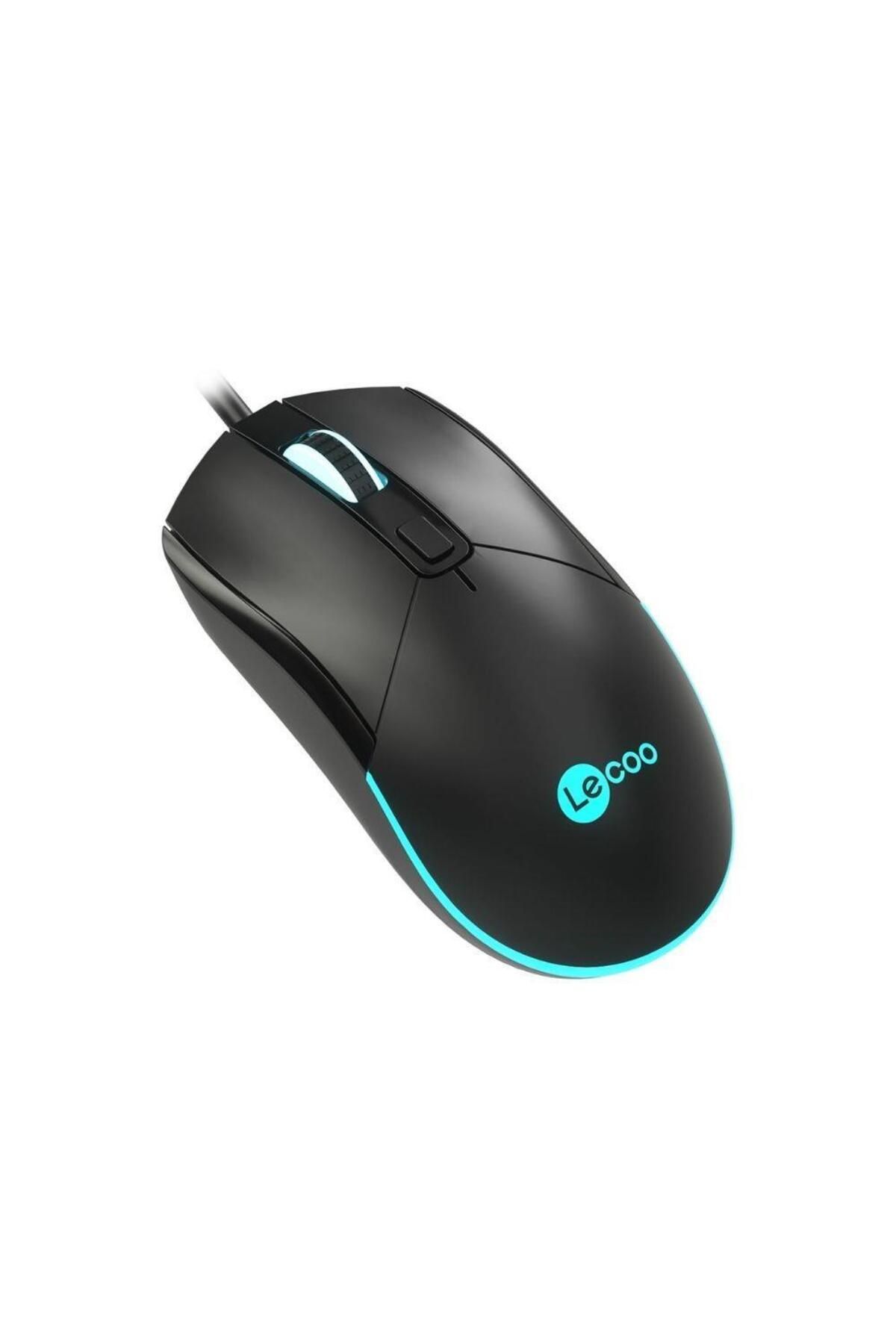 Lecoo Lenovo Ms120 Kablolu Optik Mouse Siyah