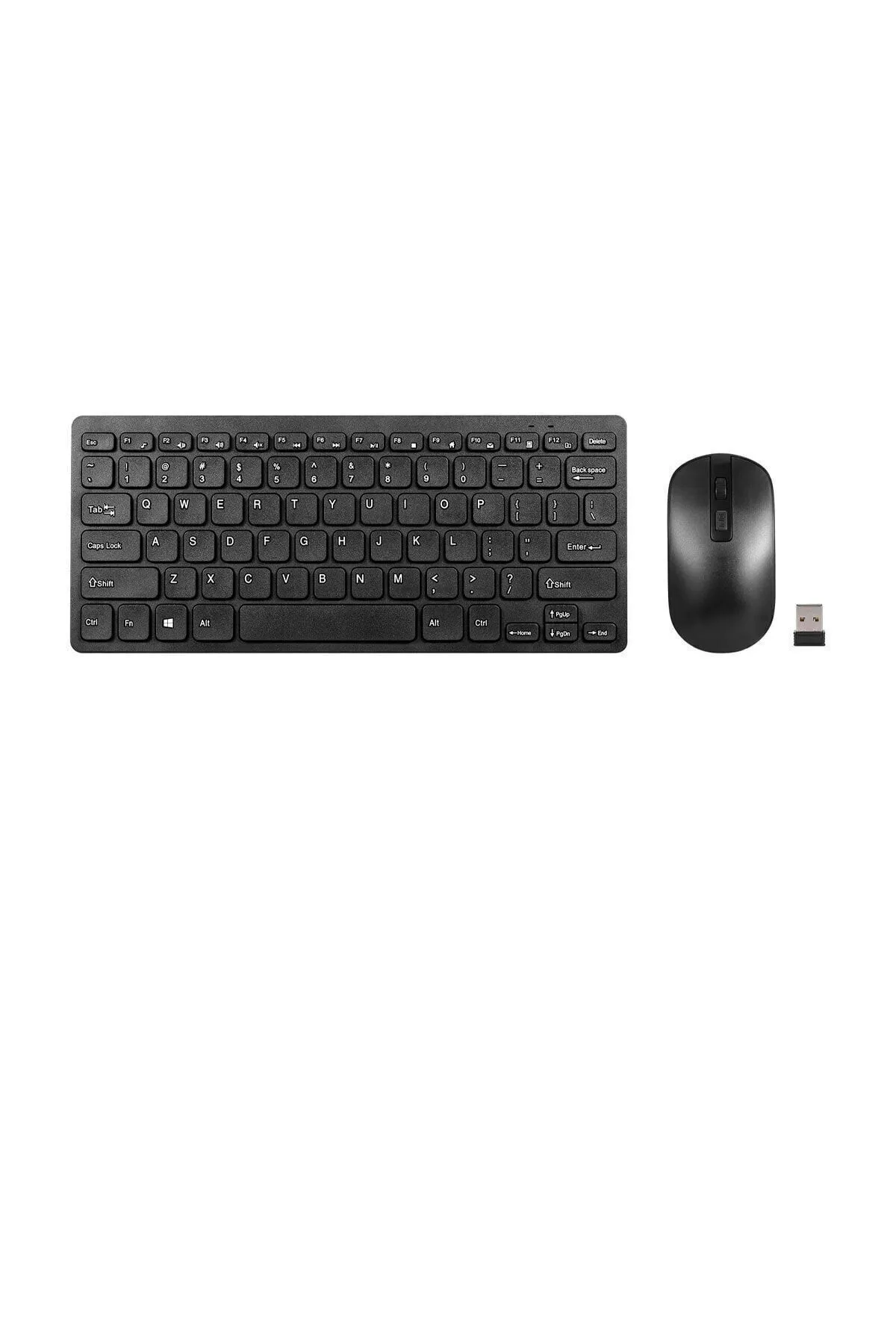 TahTicMer Lenovo Tab 3 10 Tb3-x70f  Uyumlu Kablosuz Wireless Taşınabilir  Mouse Set Q Klavye