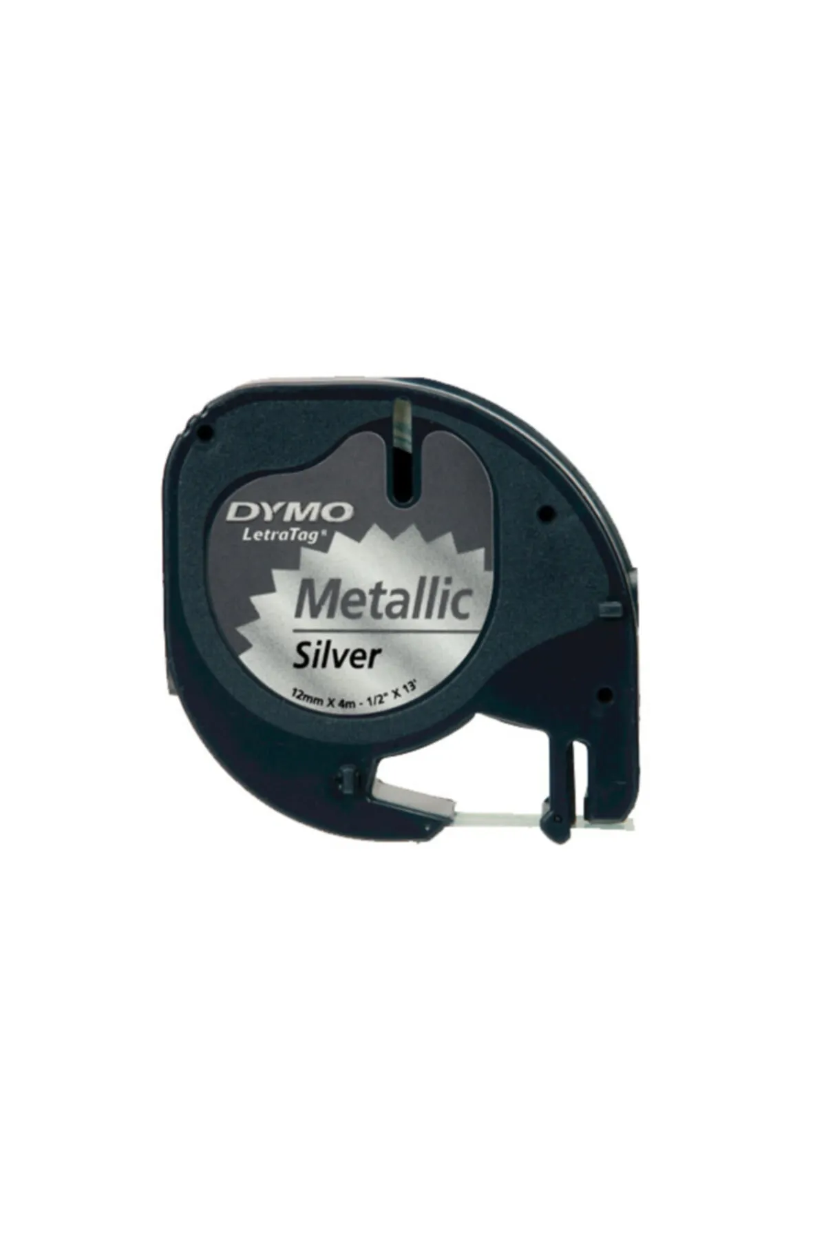 Dymo Letratag Şerit Metalik 12 Mmx4 Mt Gri 91208