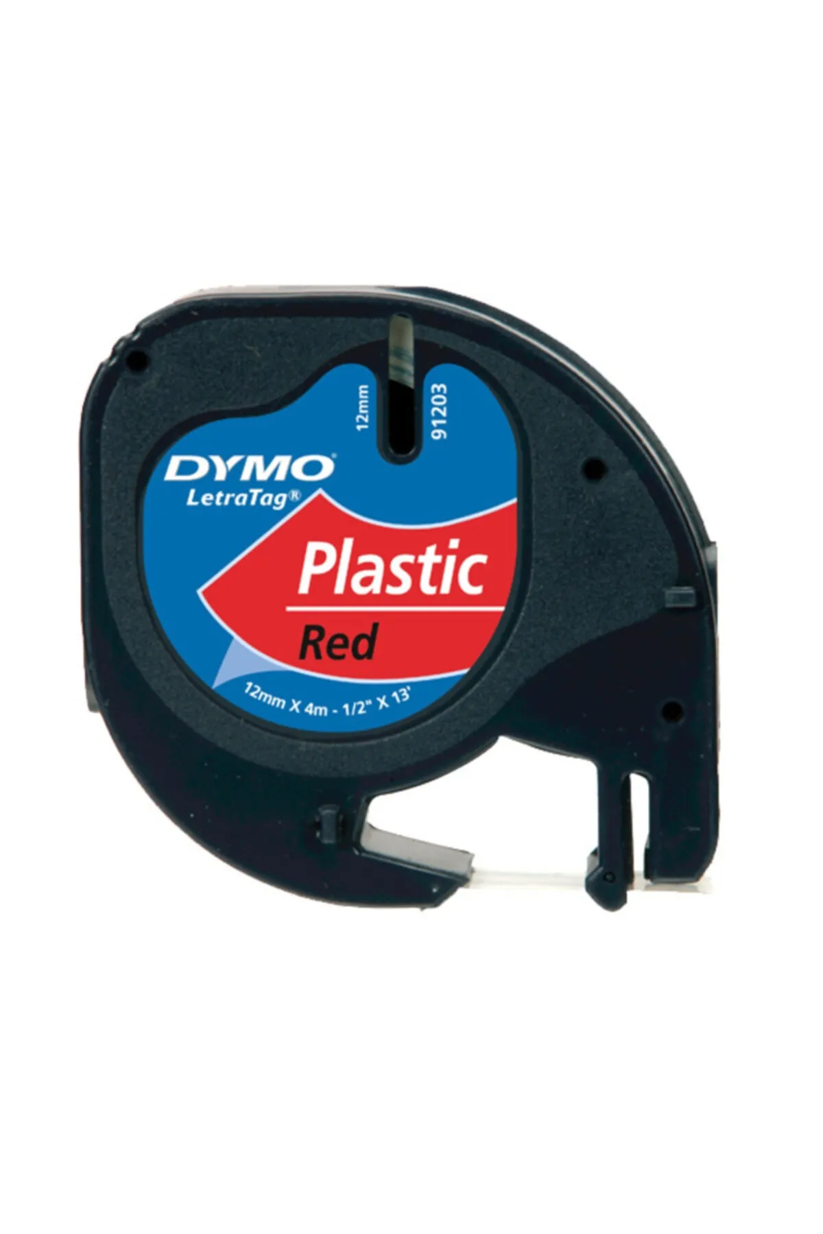 Dymo Letratag Plastik Şerit 12x4 Mt Kırmızı 91203 S0721630