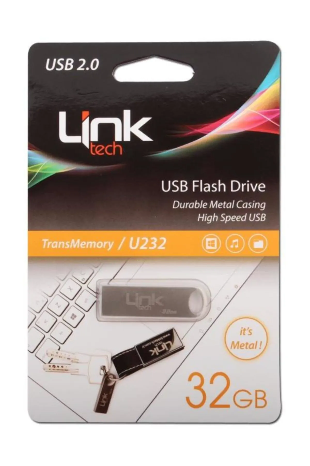 Genel Markalar Linktech 32gb Metal 25mb/s Usb Bellek