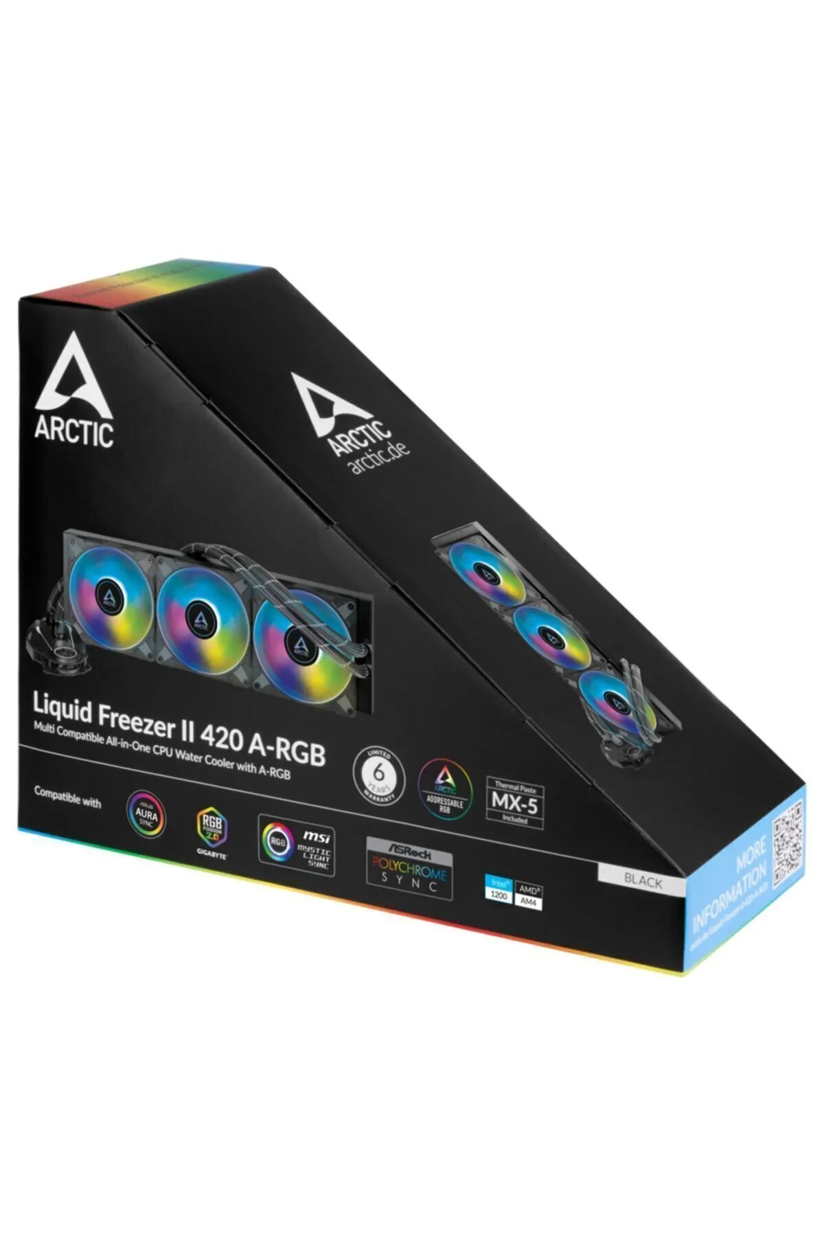 Arctic Liquid Freezer Iı - 420 A-rgb Intel / Amd Uyumlu, 420mm Radyatörlü, 3x14cm P14 Pwm Fanlı