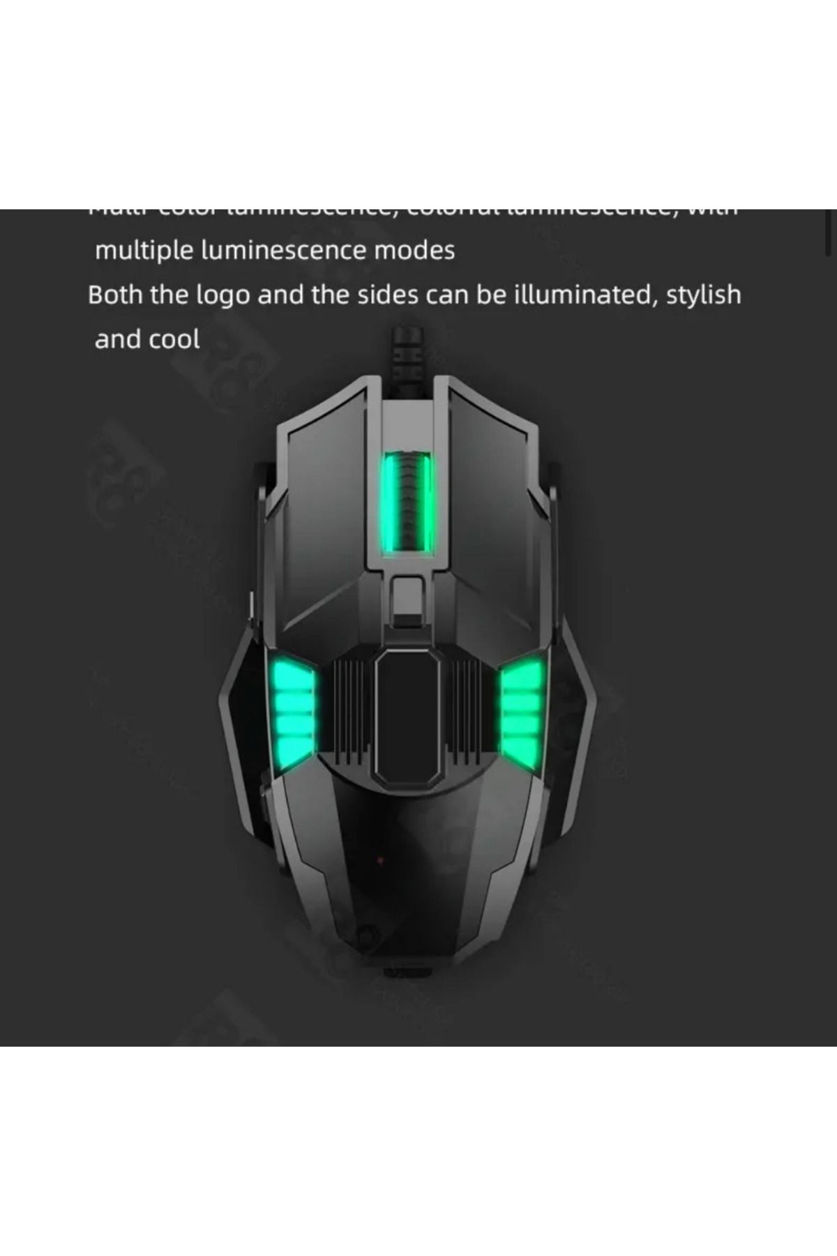 HEJARON LOBO Kablolu Rgb Mouse Drag Click 6400 Dpi Gaming Mouse Oyuncu Mouse