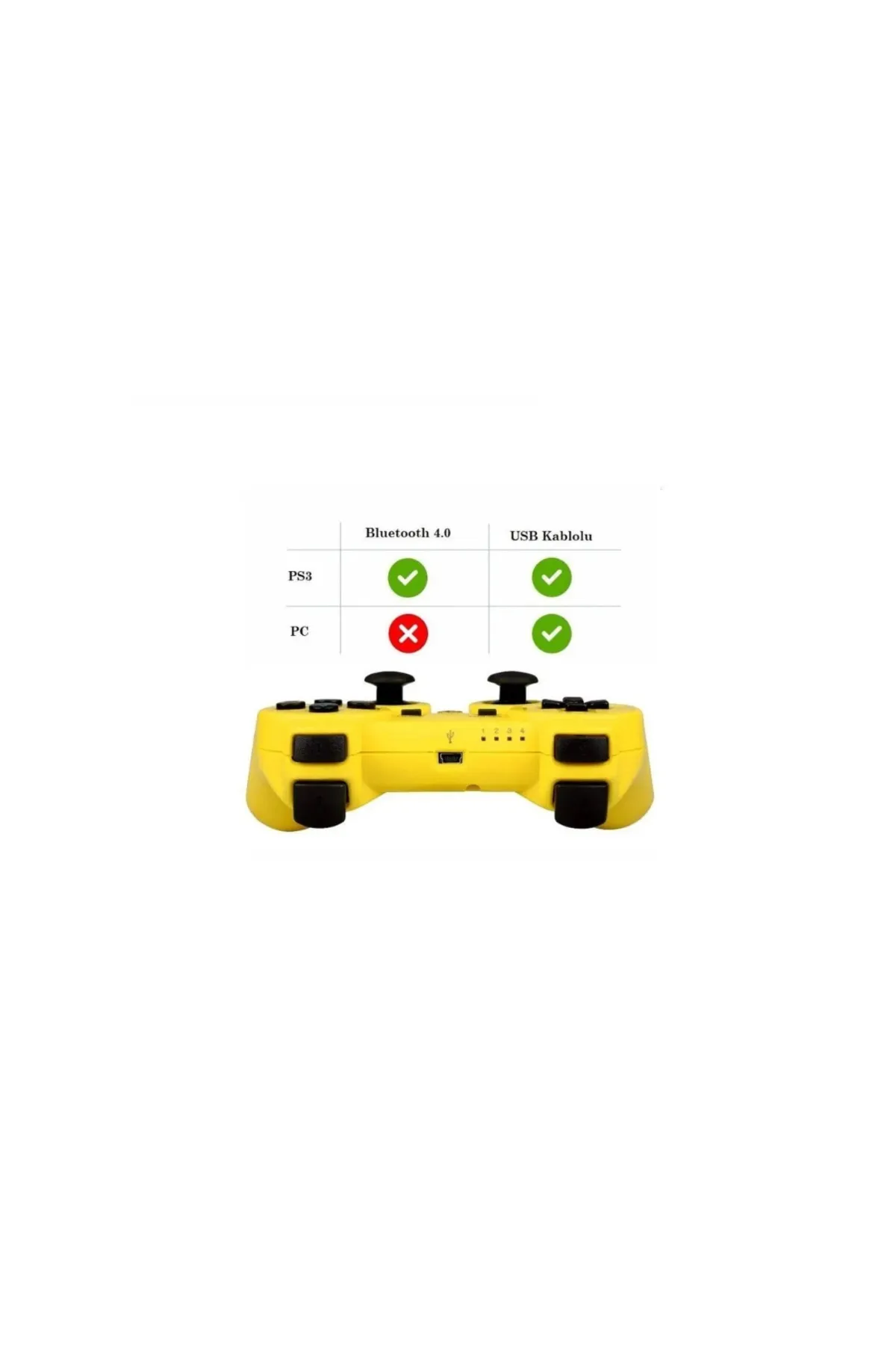 HEJARON LOBO Ps3 Kablosuz Analog Oyun Kolu Dualshock Oyuncu Konsolu Joystick Controller