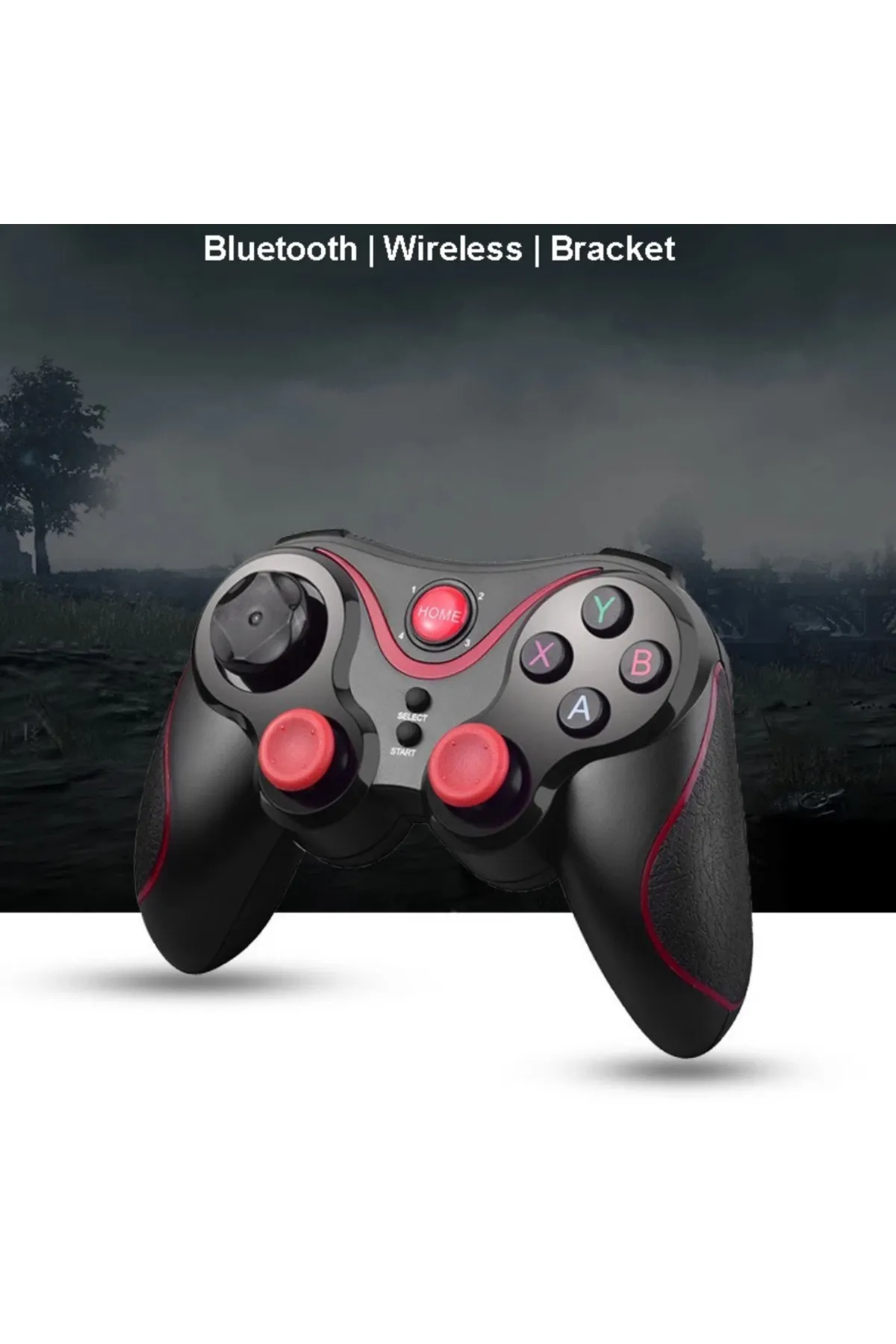 HEJARON LOBO Wireless Kablosuz Oyun Kolu Bluetooth Joystick Gamepad Telefon Tutacağı Standlı