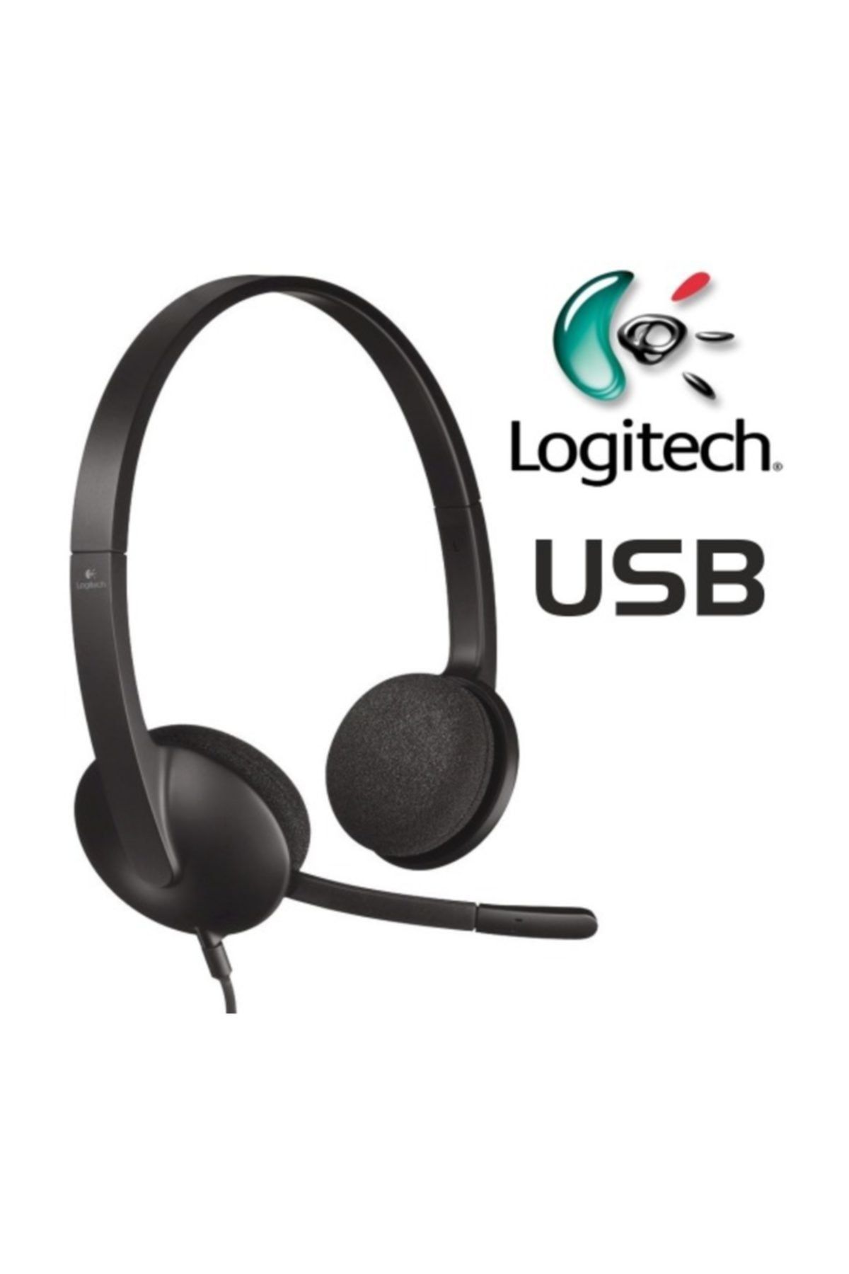 Logitech Logıtech H340 Usb Kulaklık Mik. Seti 981-000475