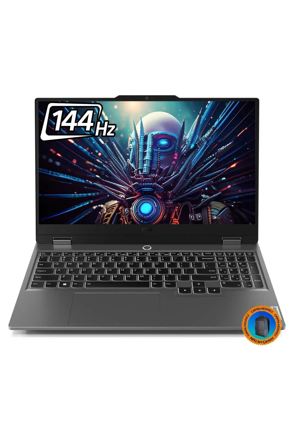 Lenovo LOQ 83JC006ATR02 Ryzen7 7435HS 8GB 512SSD+1TBSSD RTX4050 15.6" FHD FreeDOS Dizüstü Bilgisayar