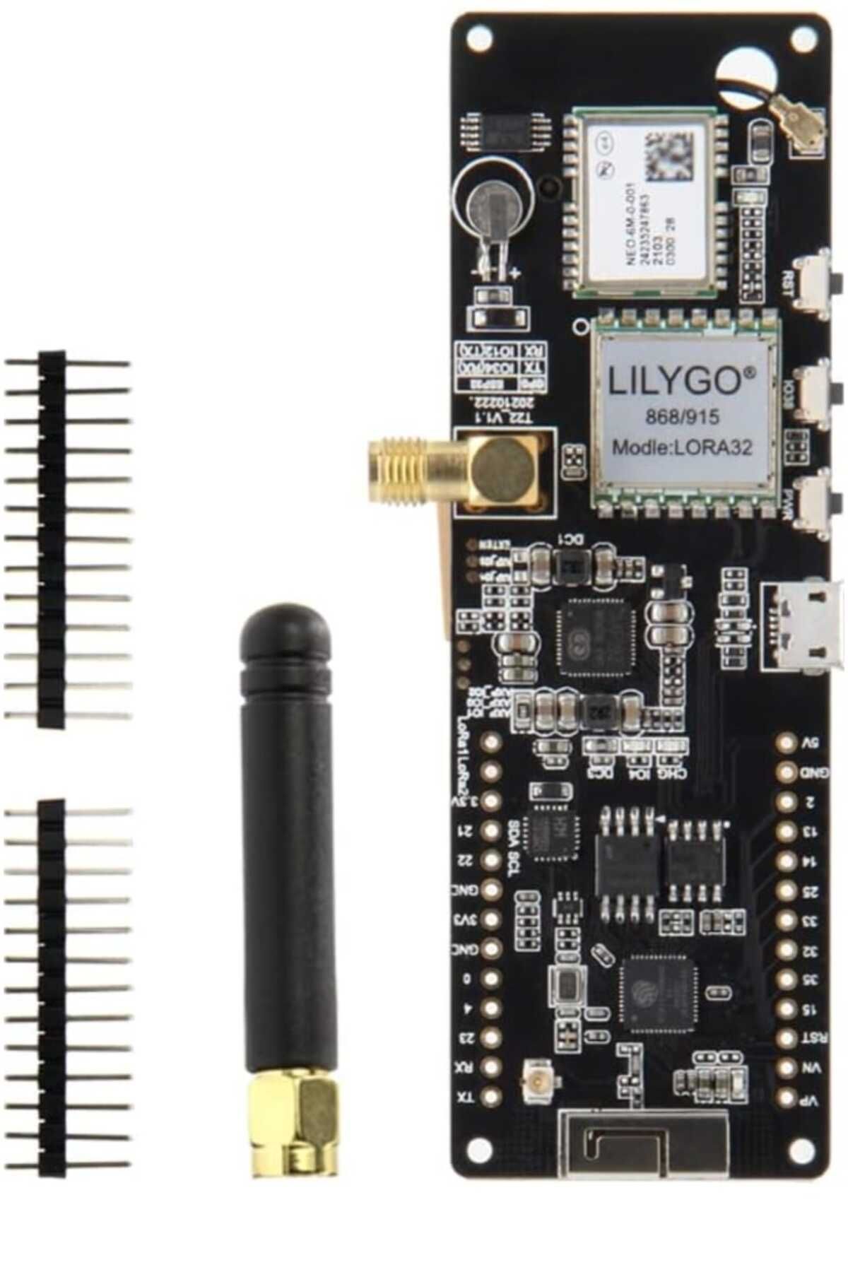 LILYGO LORA32 TTGO MESHTASTİC T-BEAM ANA KART GELİŞTİRME KARTI WİFİ BLE CH9102F CHİP 433 MHZ