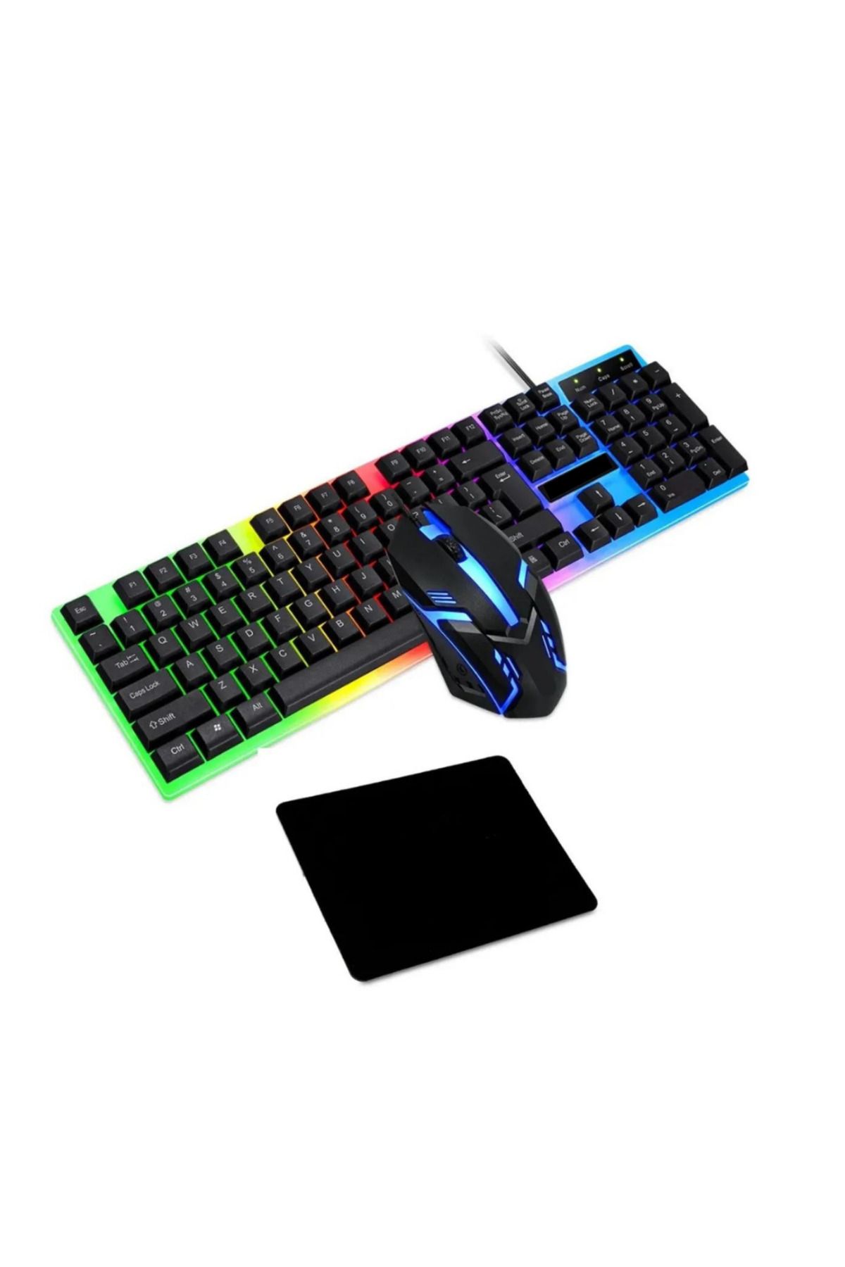 CROW'S TECH Lord Profesyonel Yayıncı Gaming Set 3in1 Profesyonel Mekanik Klavye Mouse Kulaklık Pro Set