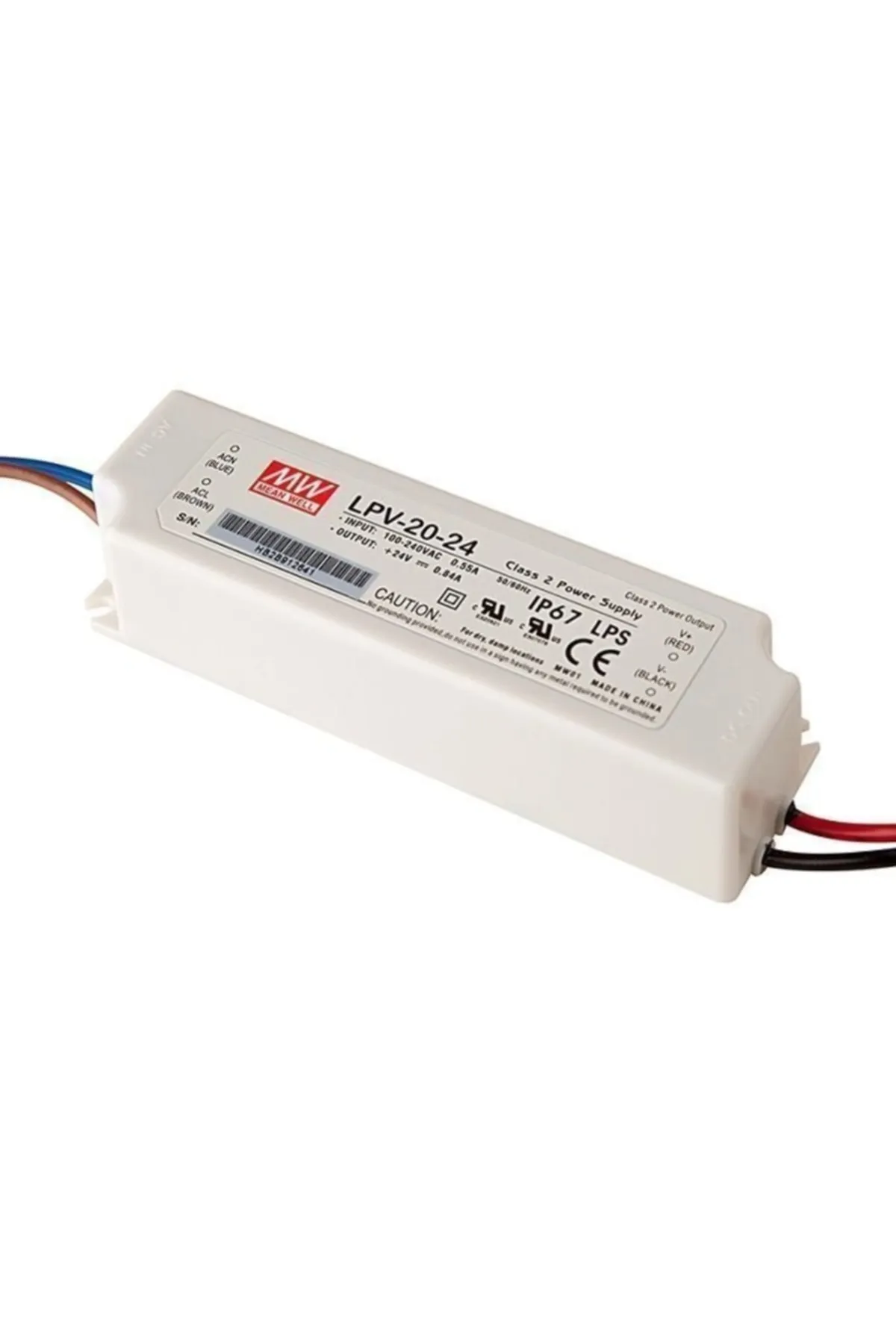 Meanwell Lpv-20-24 24vdc 0.84amp Ip67 Güç Kaynağı