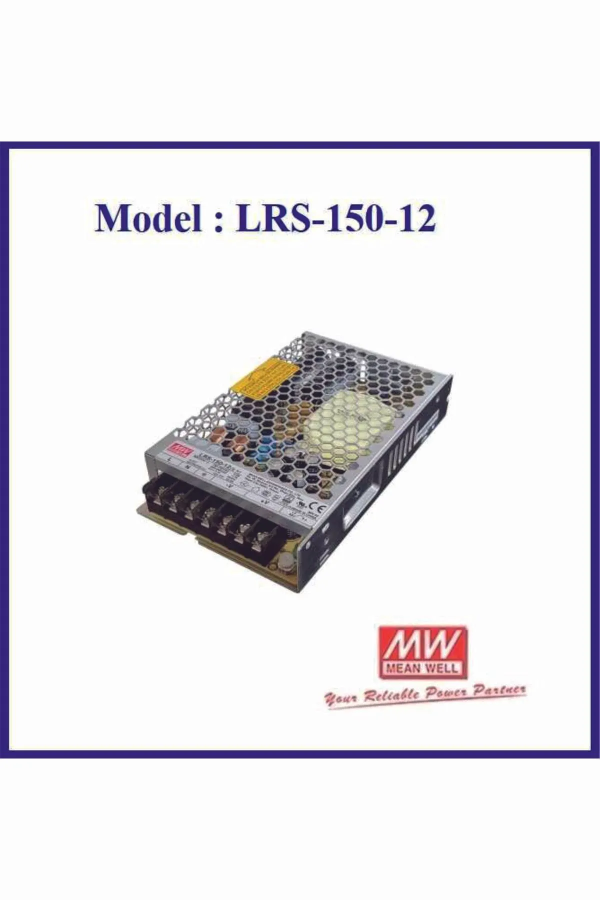 Meanwell LRS-150 12,5A 12V LED SÜRÜCÜ ADAPTÖR TRAFO