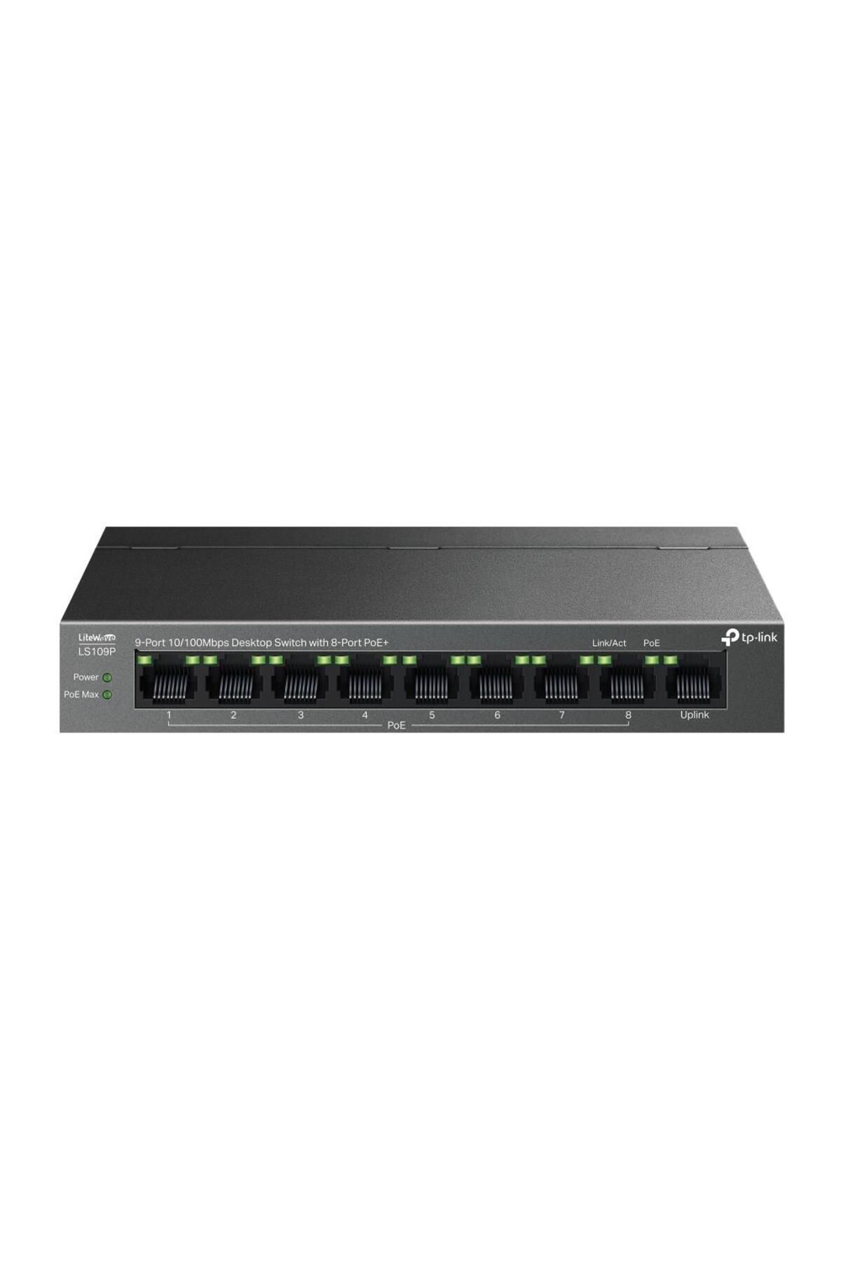 TP-Link Ls109p 9port 10/100 Poe Switch