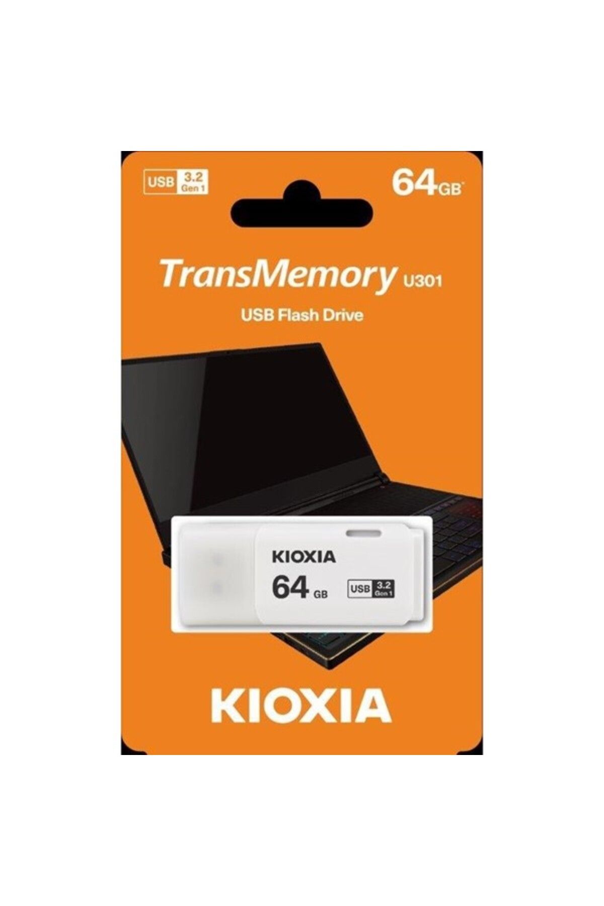 Kioxia Lu301w064gg4 U301 64gb Usb 3.2 Beyaz Usb Bellek